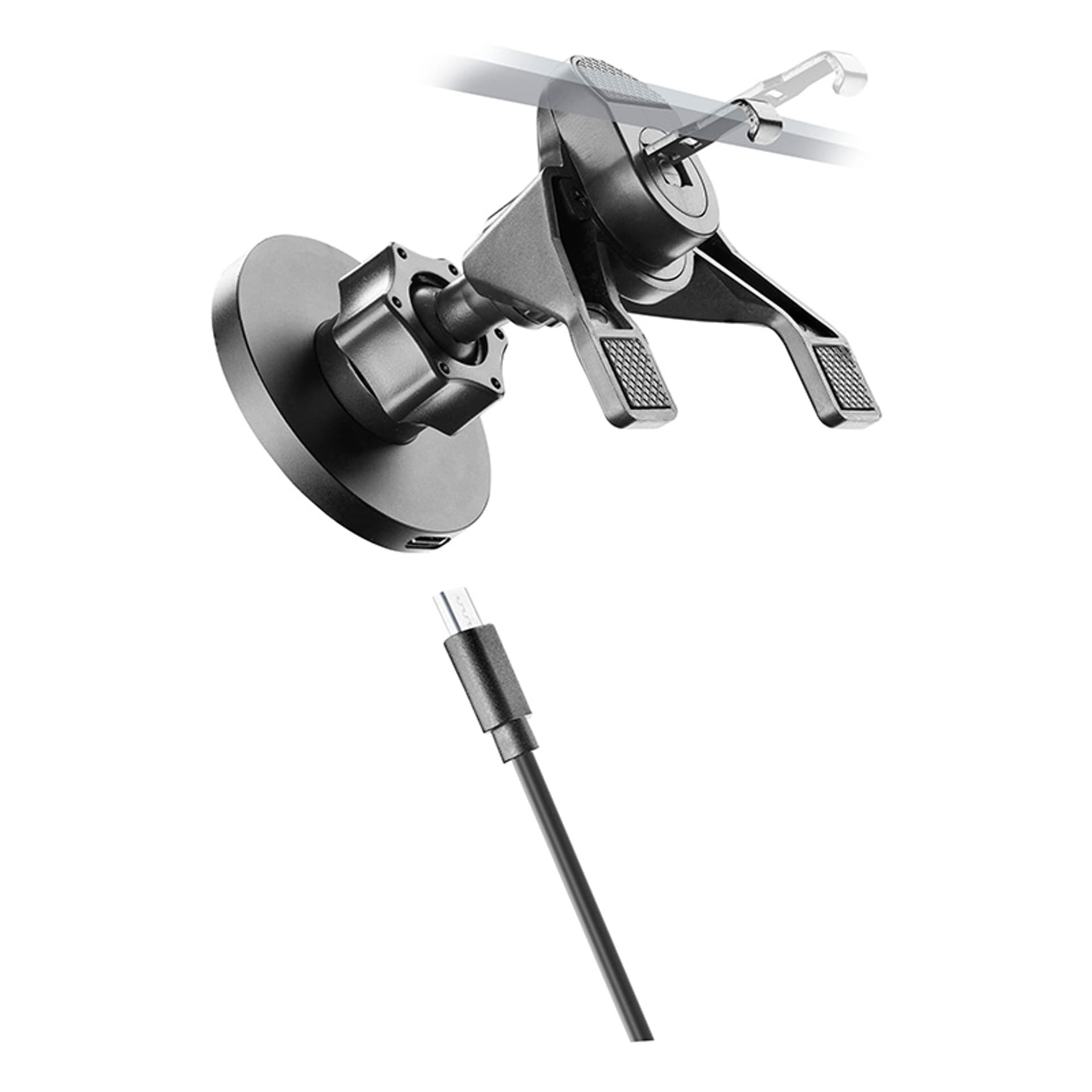 

Cellularline Touch Air Mag - Magnetyczny uchwyt samochodowy z ładowaniem bezprzewodowym MagSafe 7,5W (czarny)