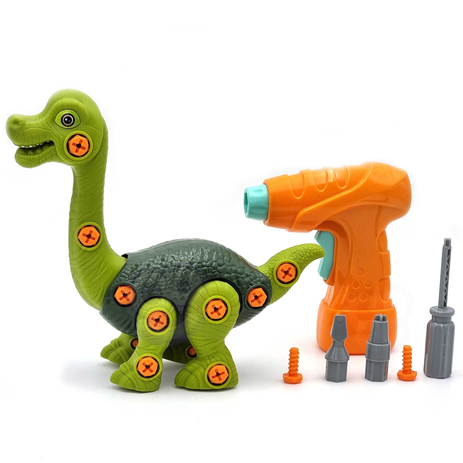 

WOOPIE Dinozaur do Skręcania Zestaw Konstrukcyjny + Wiertarka 31 el.