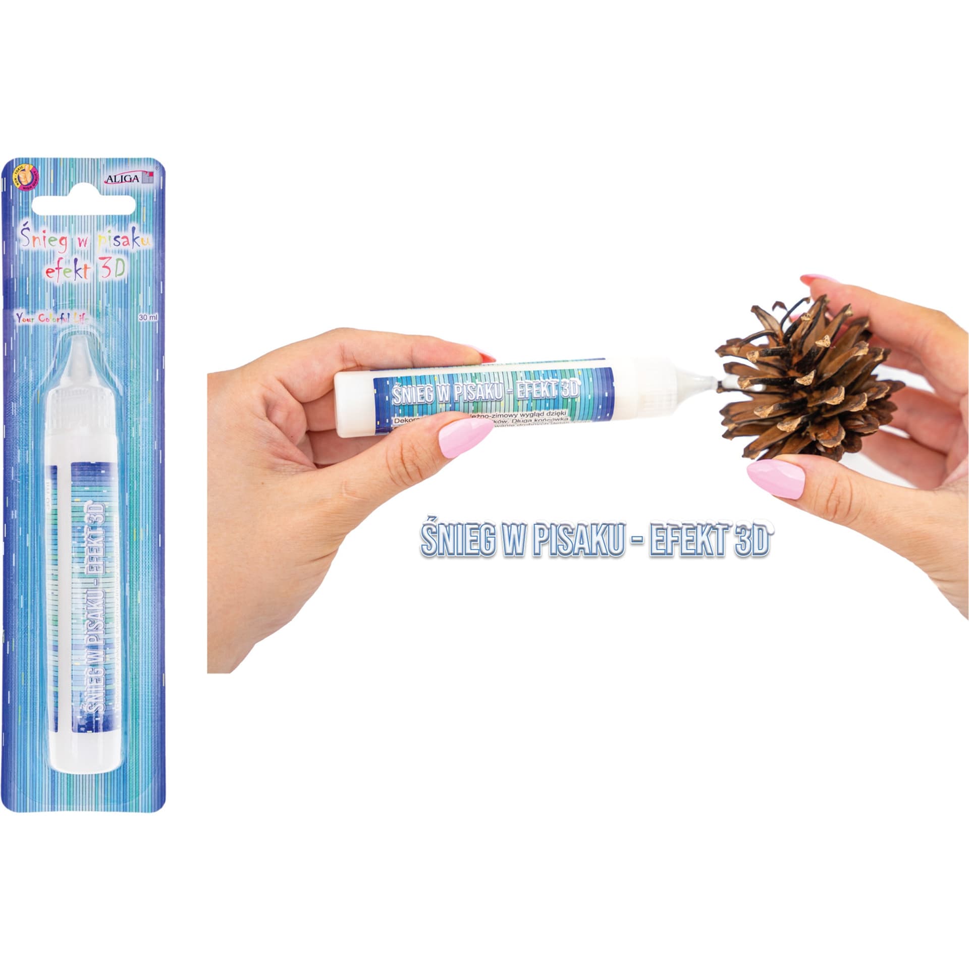 

Śnieg w pisaku efekt 3D, 30ml SN-8442 ALIGA