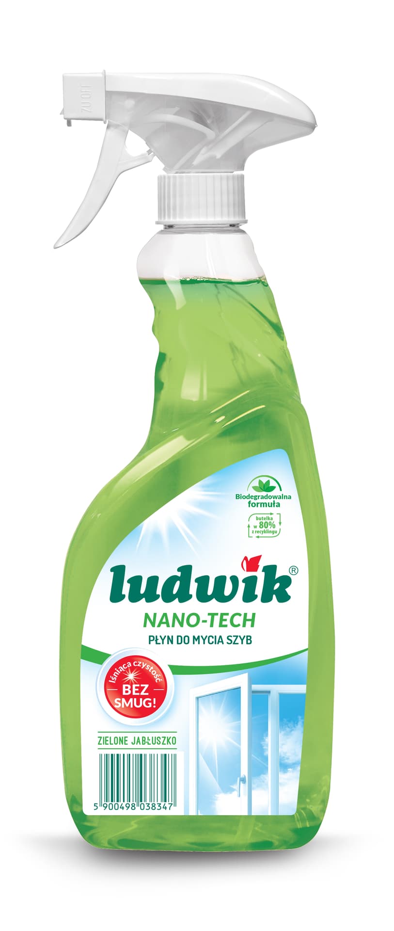 

Płyn do szyb i glazury LUDWIK 600ml zielone jabłuszko