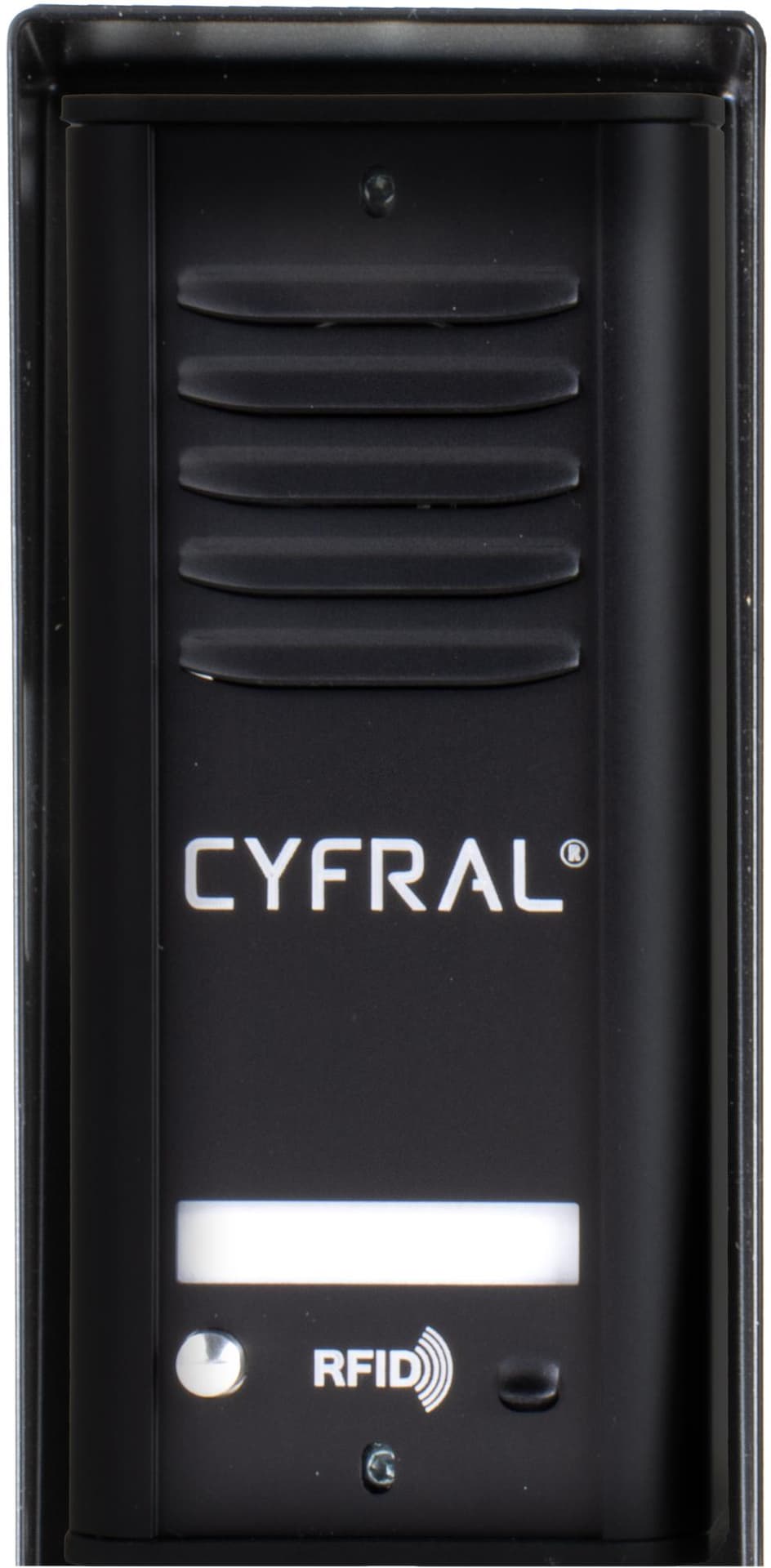 

DOMOFON CYFRAL COSMO 1-LOKATORSKI KASETA CZARNA UNIFON CZARNY