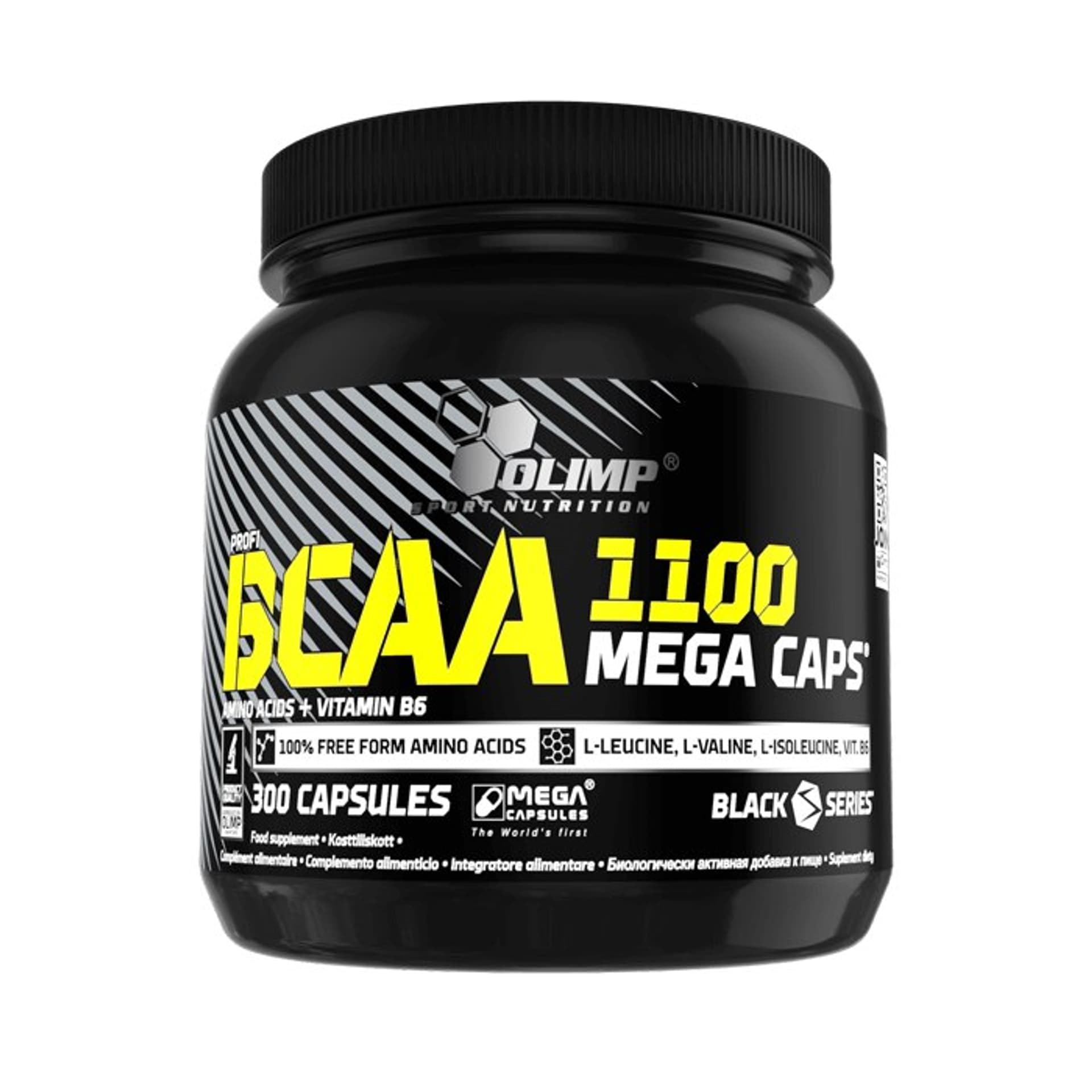

BCAA Mega Caps (Tabletki) 300 szt, Tabletki) 300 sz