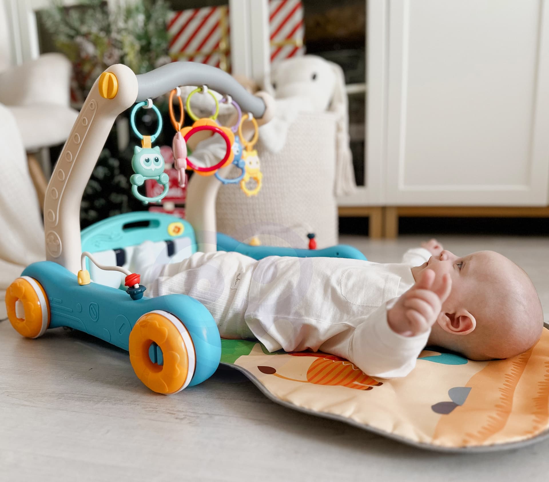 

WOOPIE BABY Mata z Pałąkiem Pchacz 2w1 Pianinko