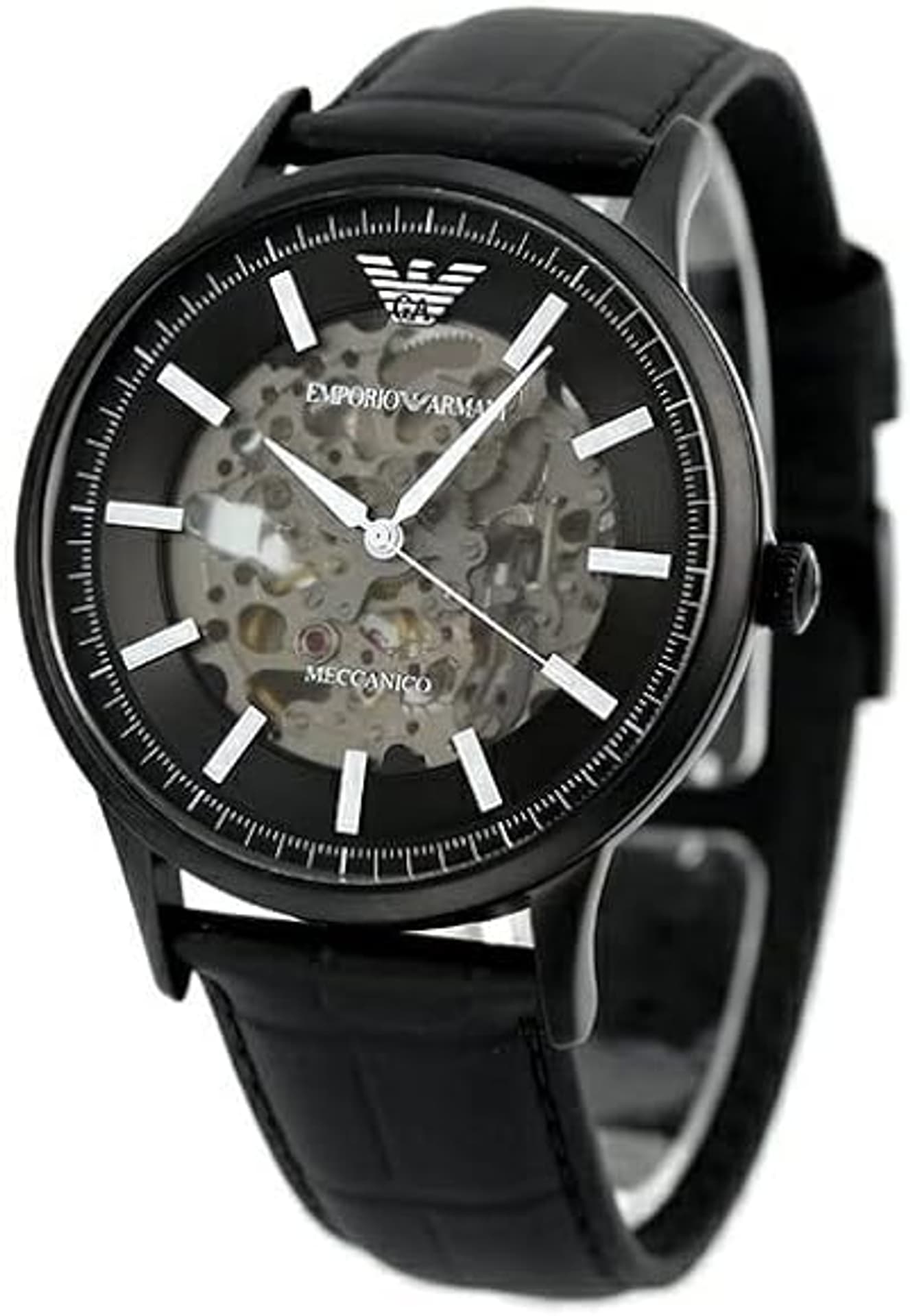 

Zegarek męski EMPORIO ARMANI SKELETON AUTOMATIC AR60042 (zi055c)