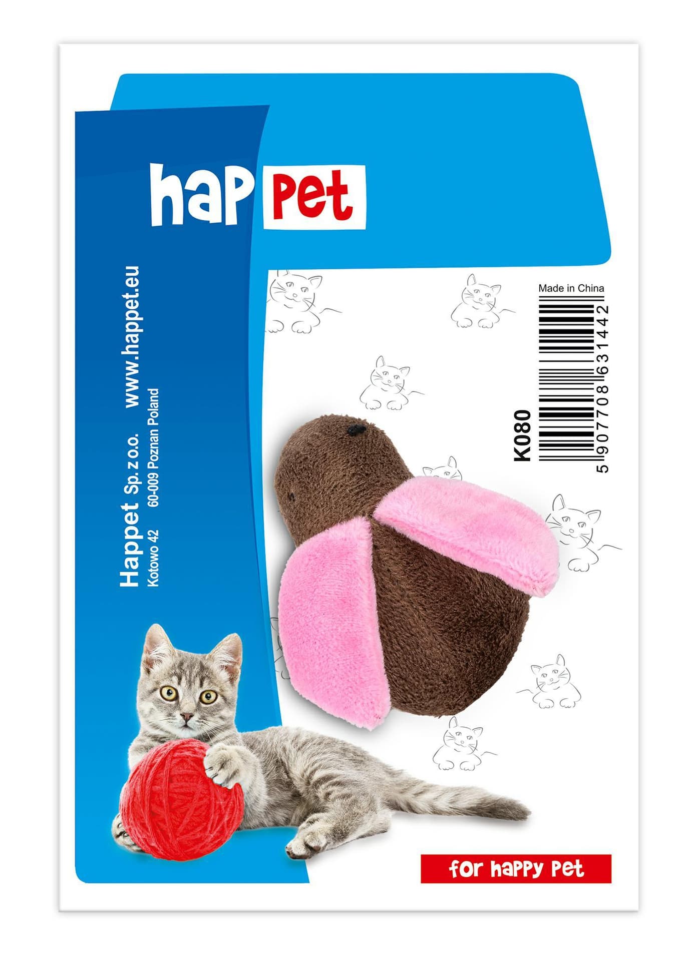 

Zabawki motyl/owad zestaw 2 szt. Happet K080 8cm