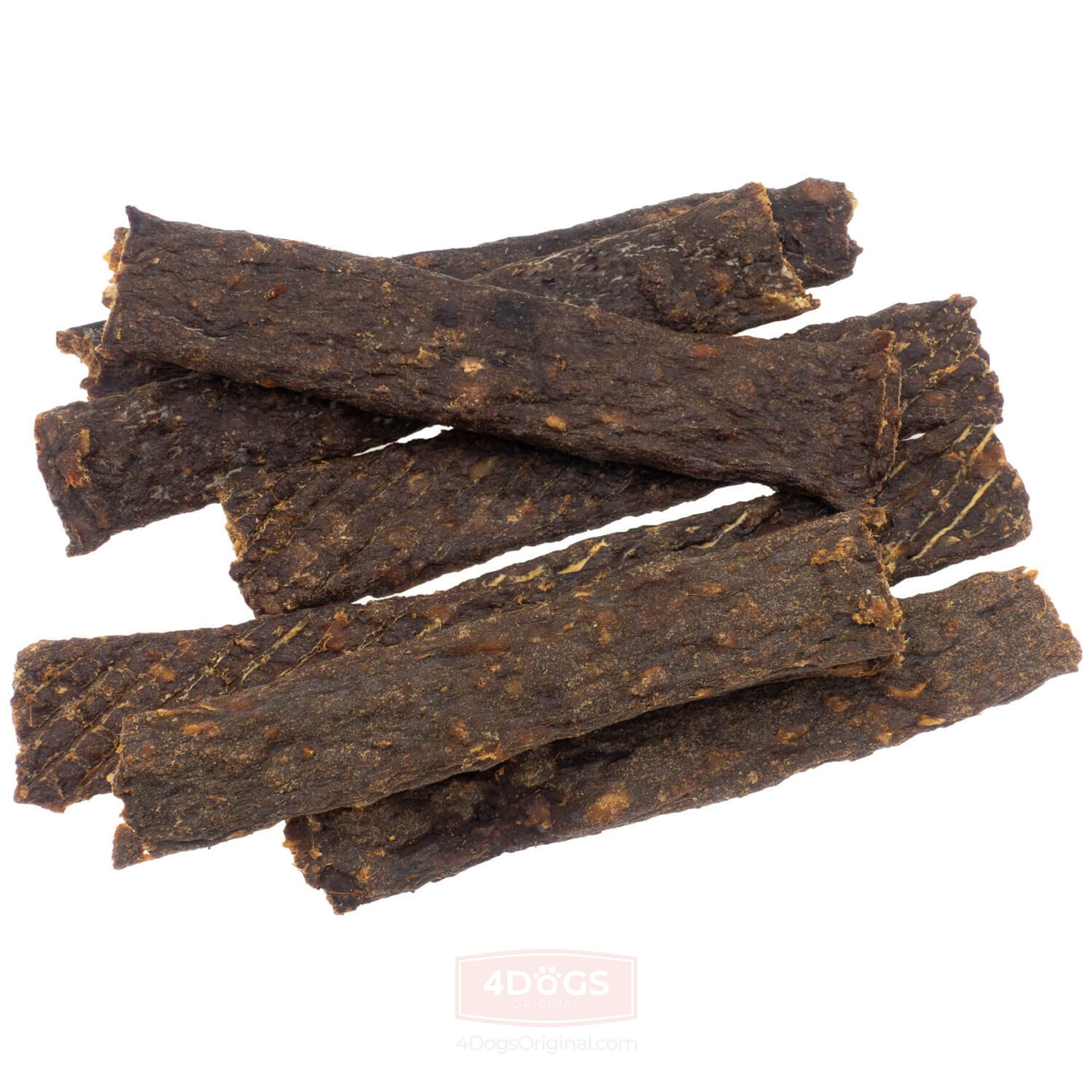 

4DOGS COLLAGEN Paski mięsne z dziczyzny z proszkiem z poroża 100g