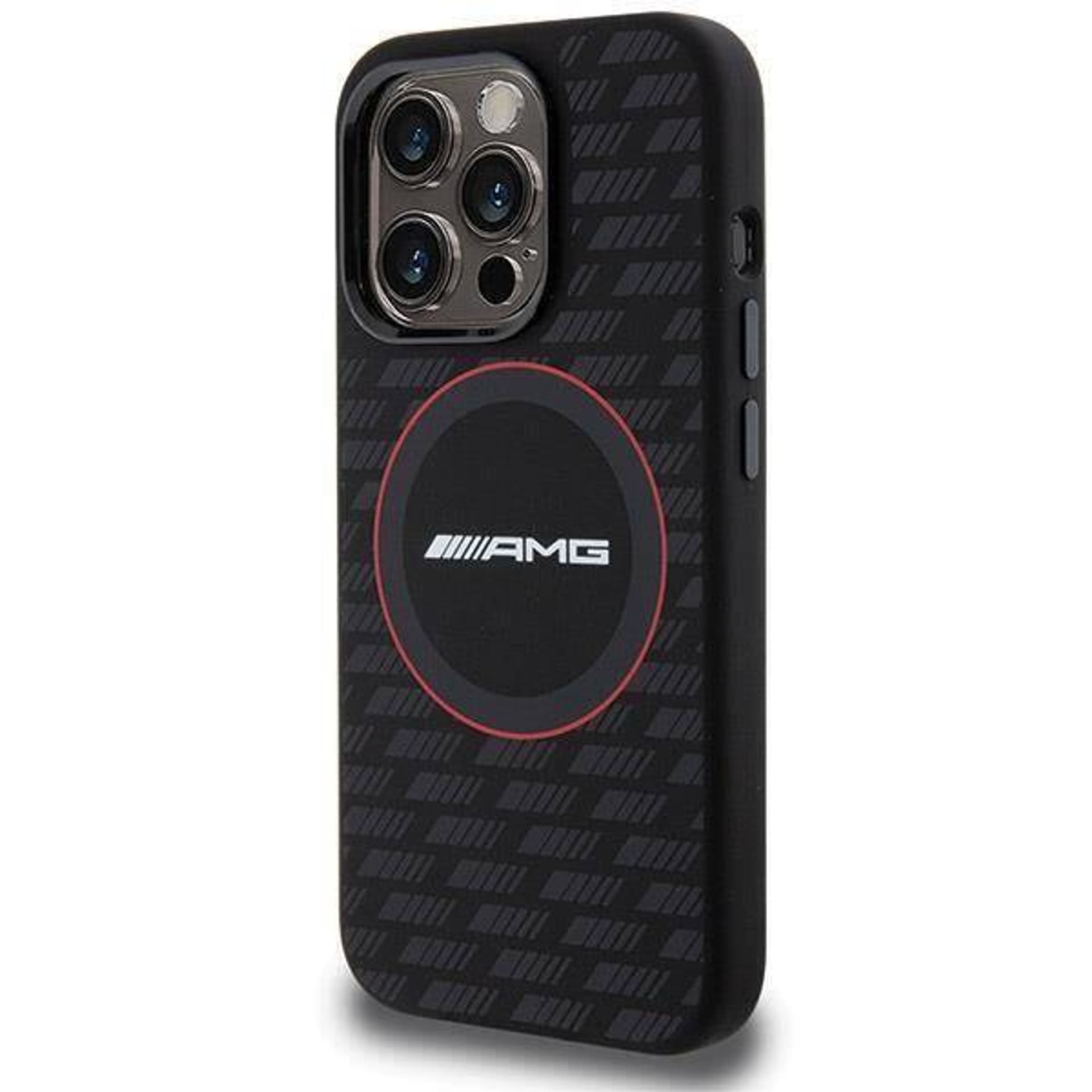 

Oryginalne Etui APPLE IPHONE 15 PRO MAX AMG Hardcase Silicone Large Rhombuses Pattern MagSafe (AMHMP15X23SMRK) czarne, Amhmp15x23smrk) czarn