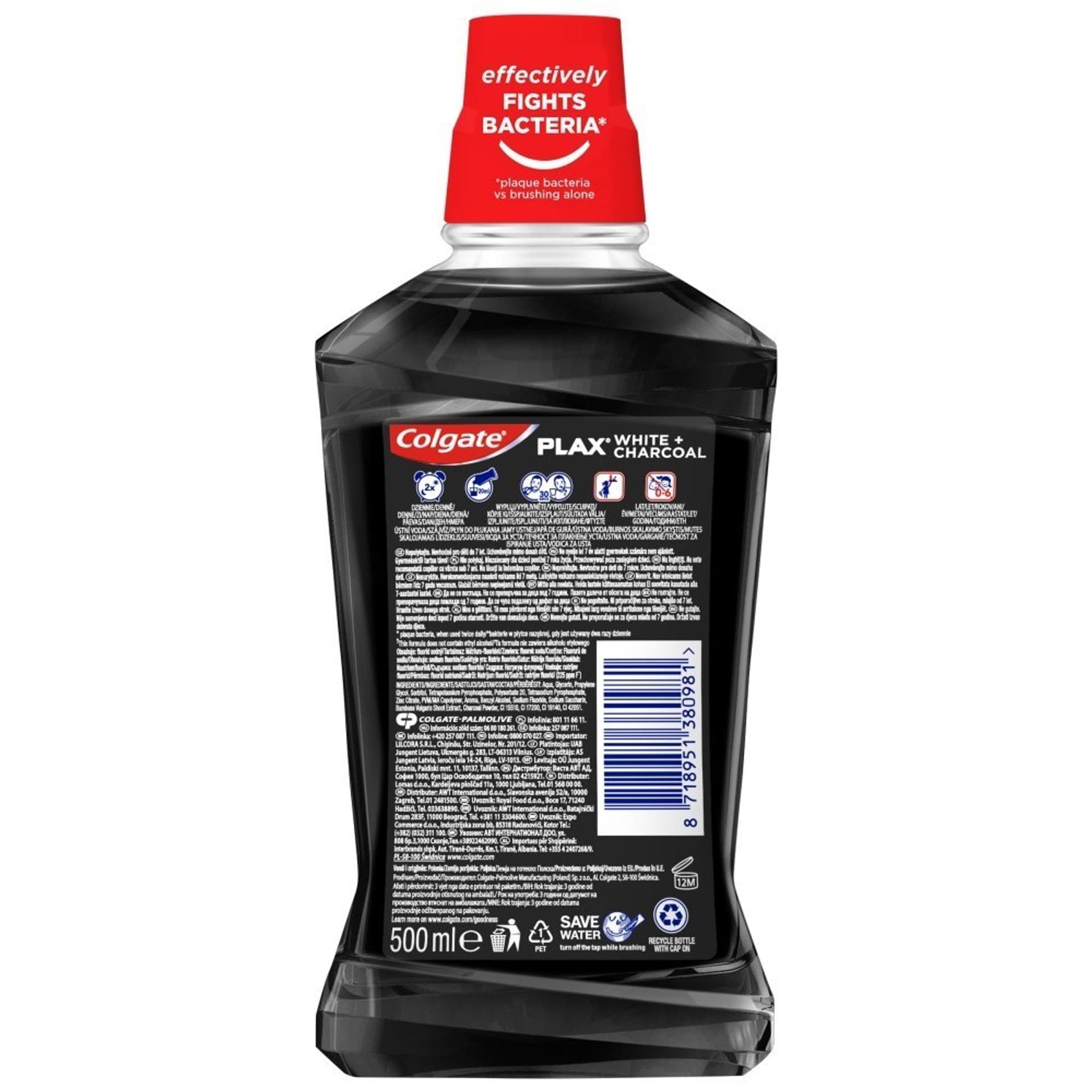 

Colgate Plax Charcoal Płyn do płukania ust 500ml