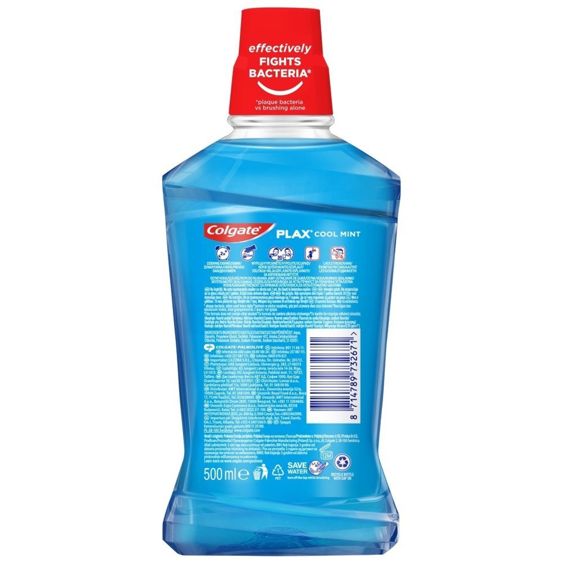 

Colgate Plax Płyn do płukania ust Cool Mint 500ml