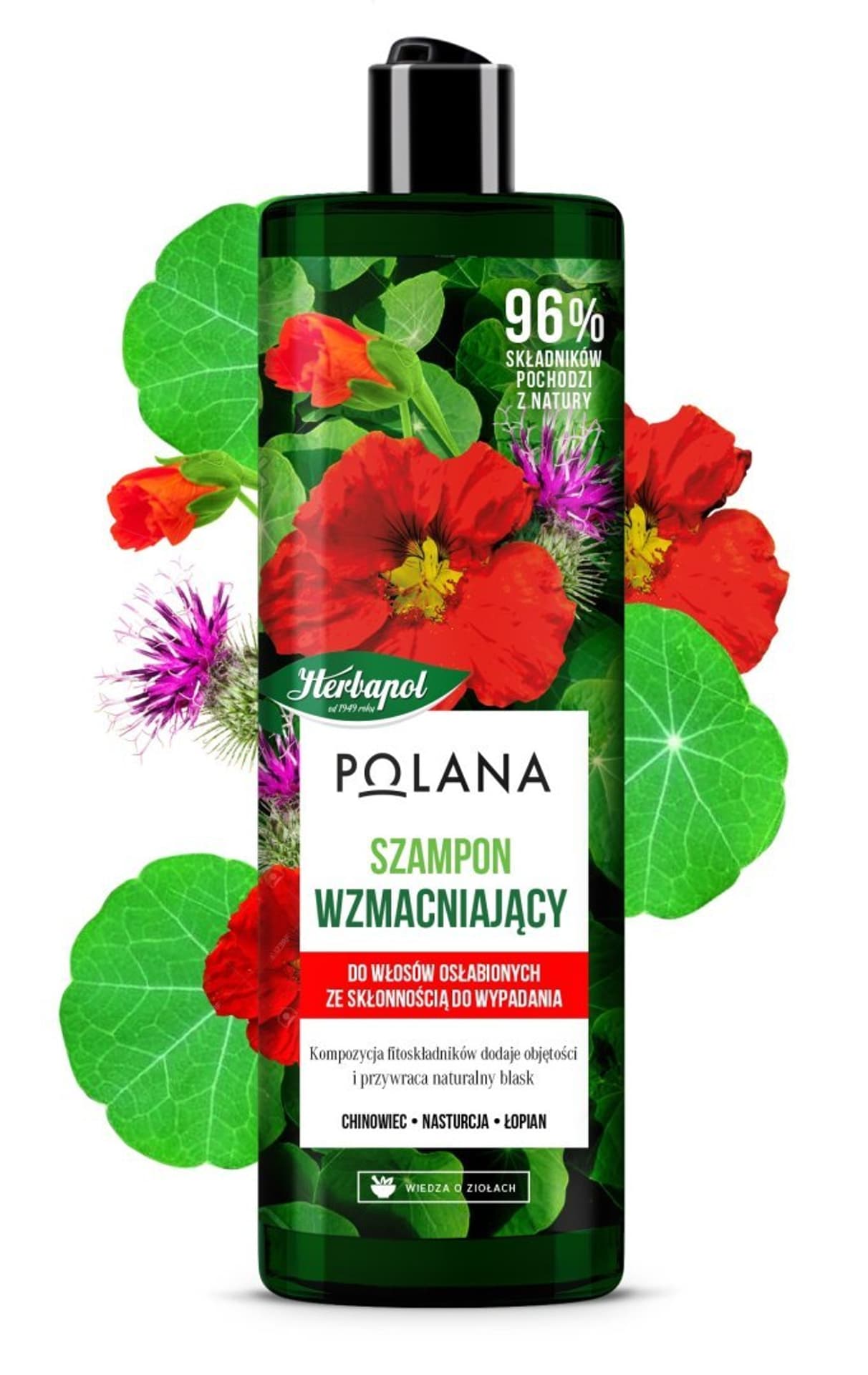 

HERBAPOL Polana Szampon wzmacniający do włosów osłabionych,ze skłonnością do wypadania 400ml
