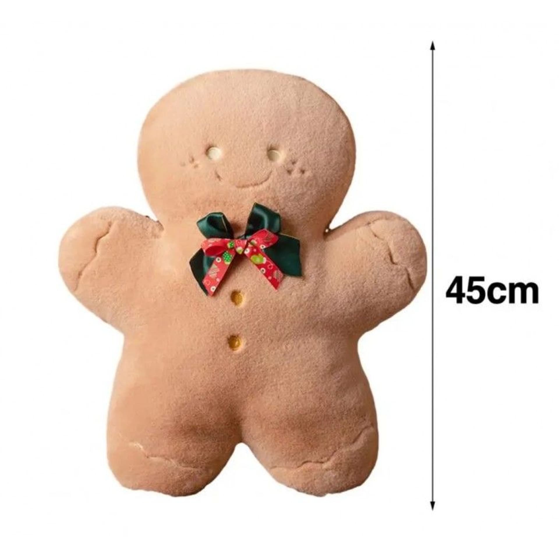 

Poduszka piernikowy ludzik piękna welurowa 45 cm PDS14