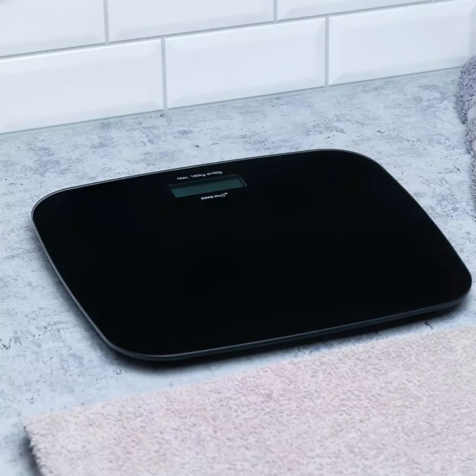 

ELEKTRONICZNA WAGA ŁAZIENKOWA do 180 kg KINGHOFF KH-1827