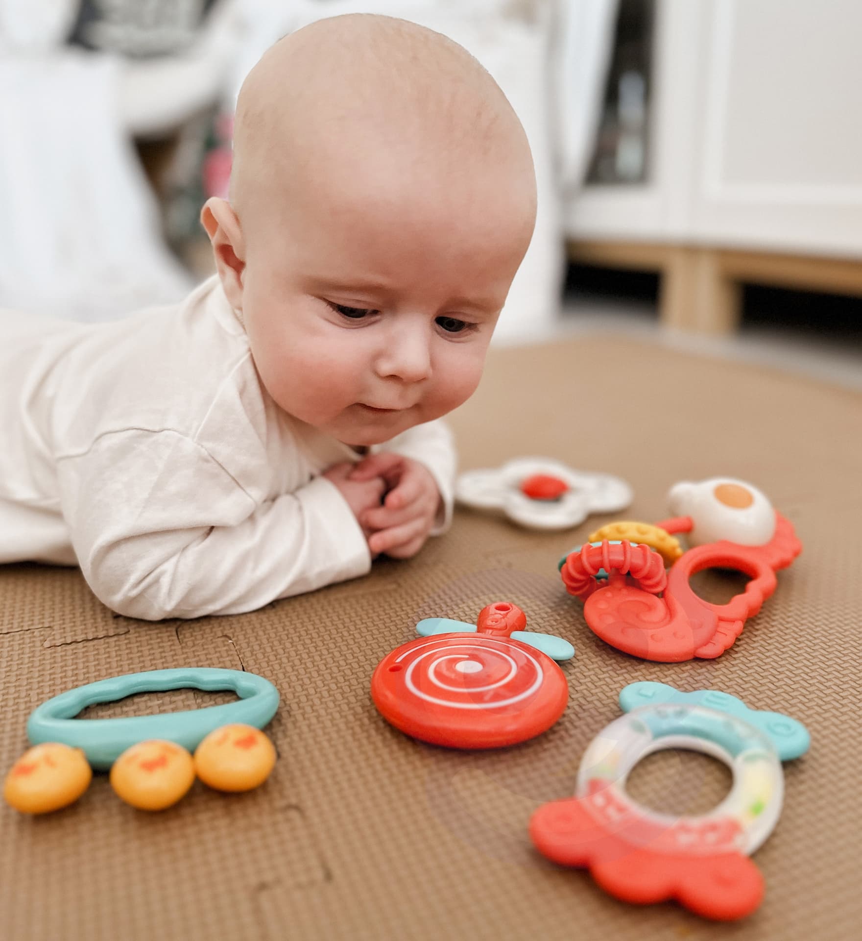 

WOOPIE BABY Zestaw Gryzaków Grzechotek Sensorycznych