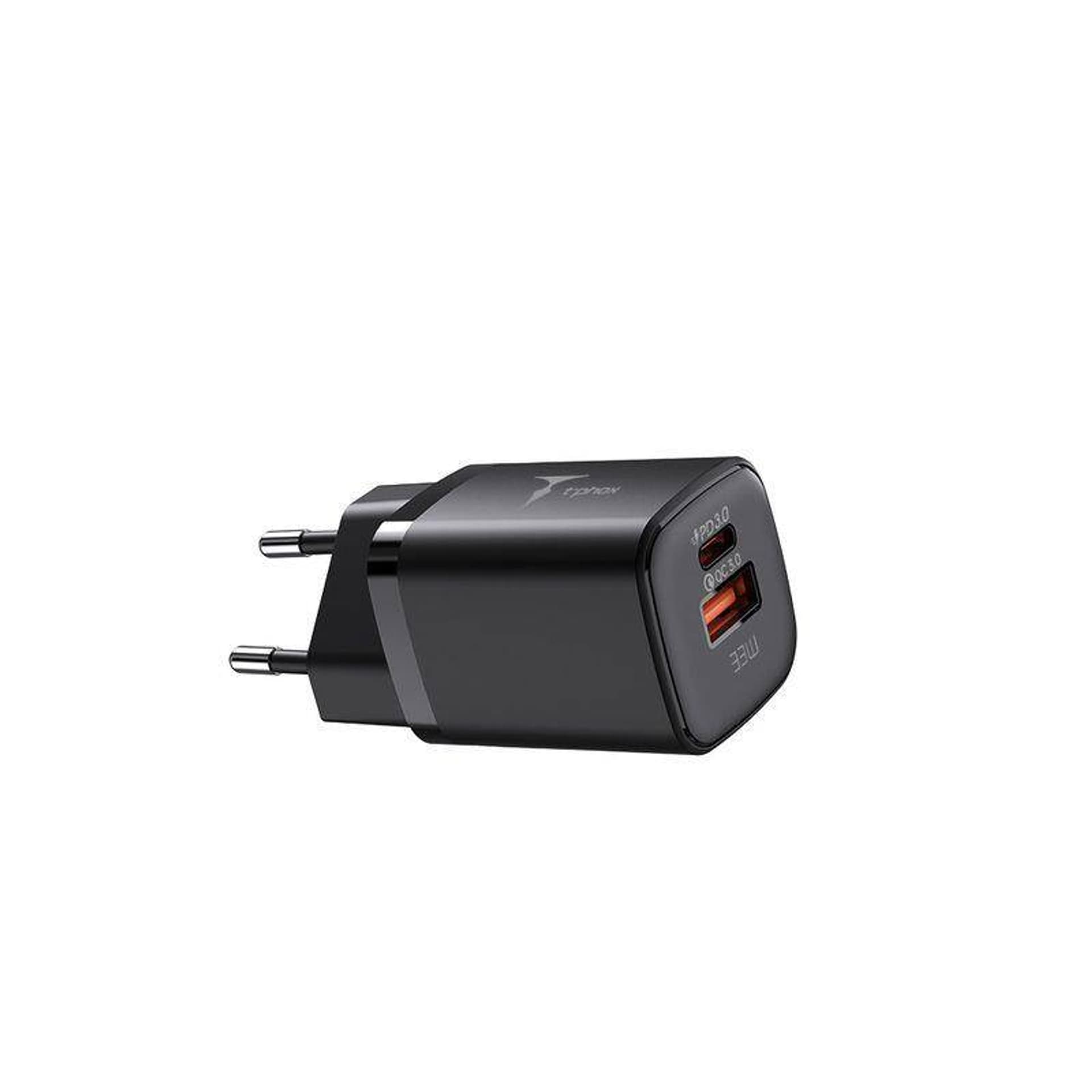 

Ładowarka Sieciowa 33W USB + USB-C T-PHOX HANDY SERIES T-PP08 czarna