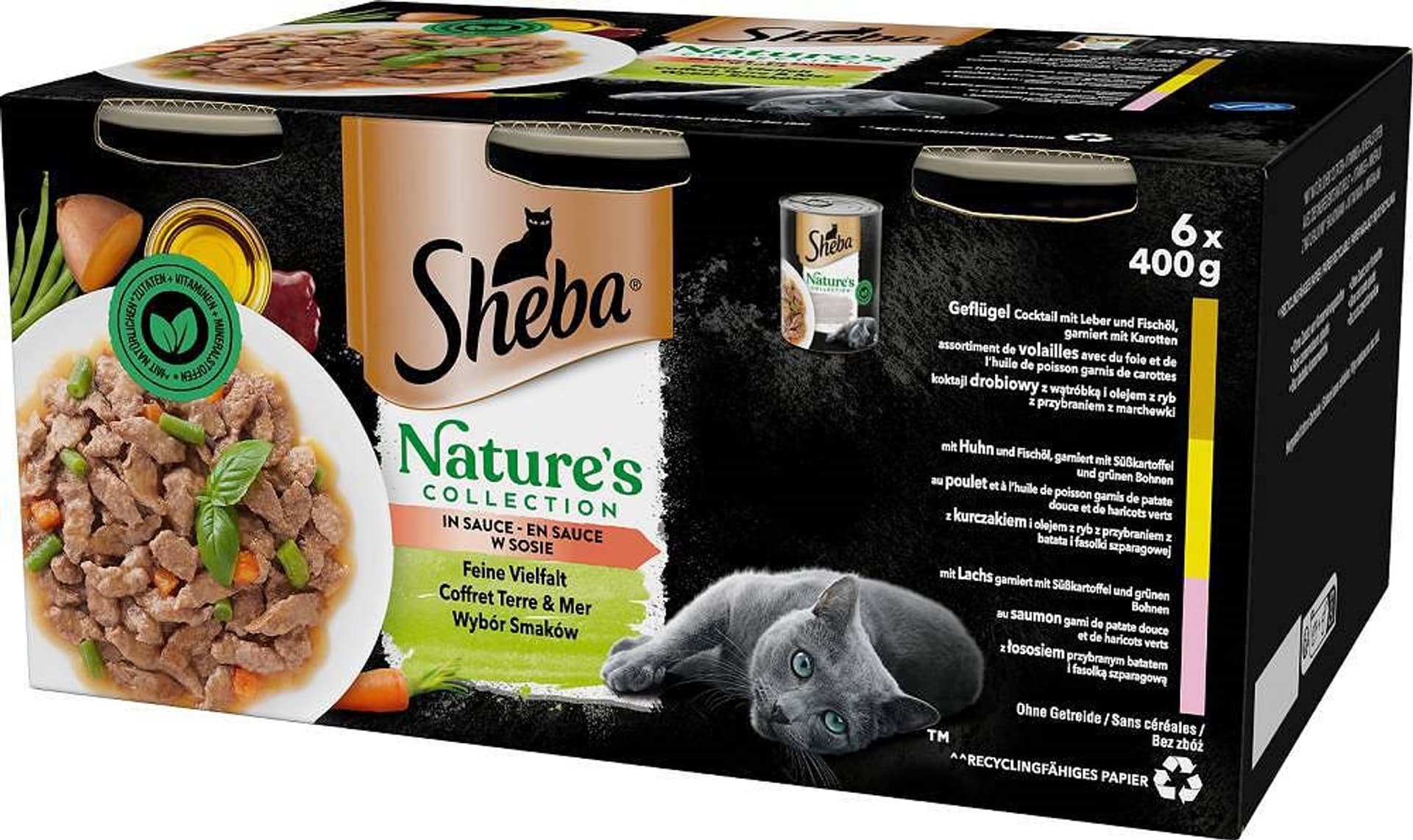 

Sheba Wybór smaków w sosie 6x400g