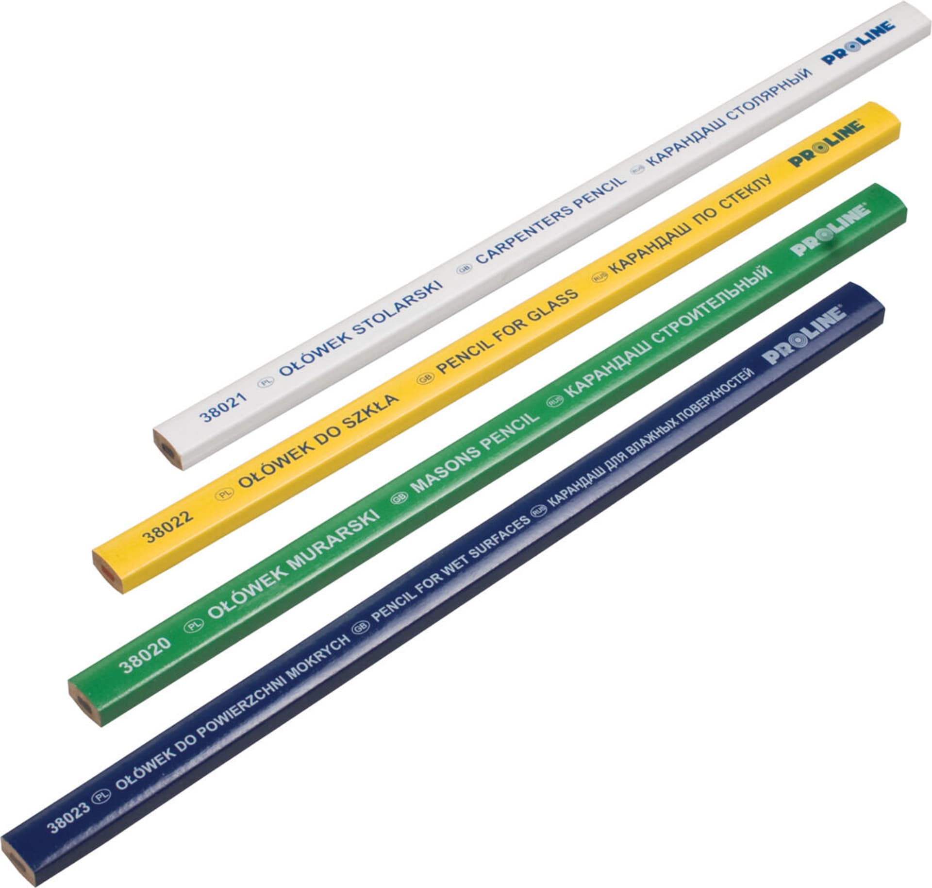 

38020 Ołówek murarski zielony 240mm, Proline