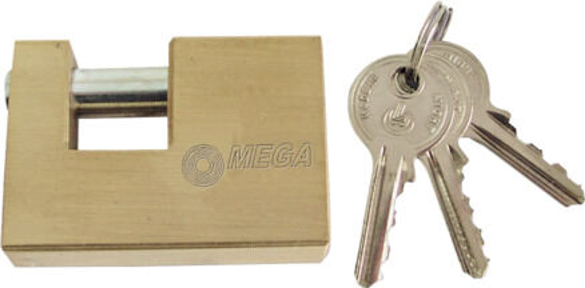 

24550K Kłódka trzpieniowa mosiężna 50mm karta, Mega