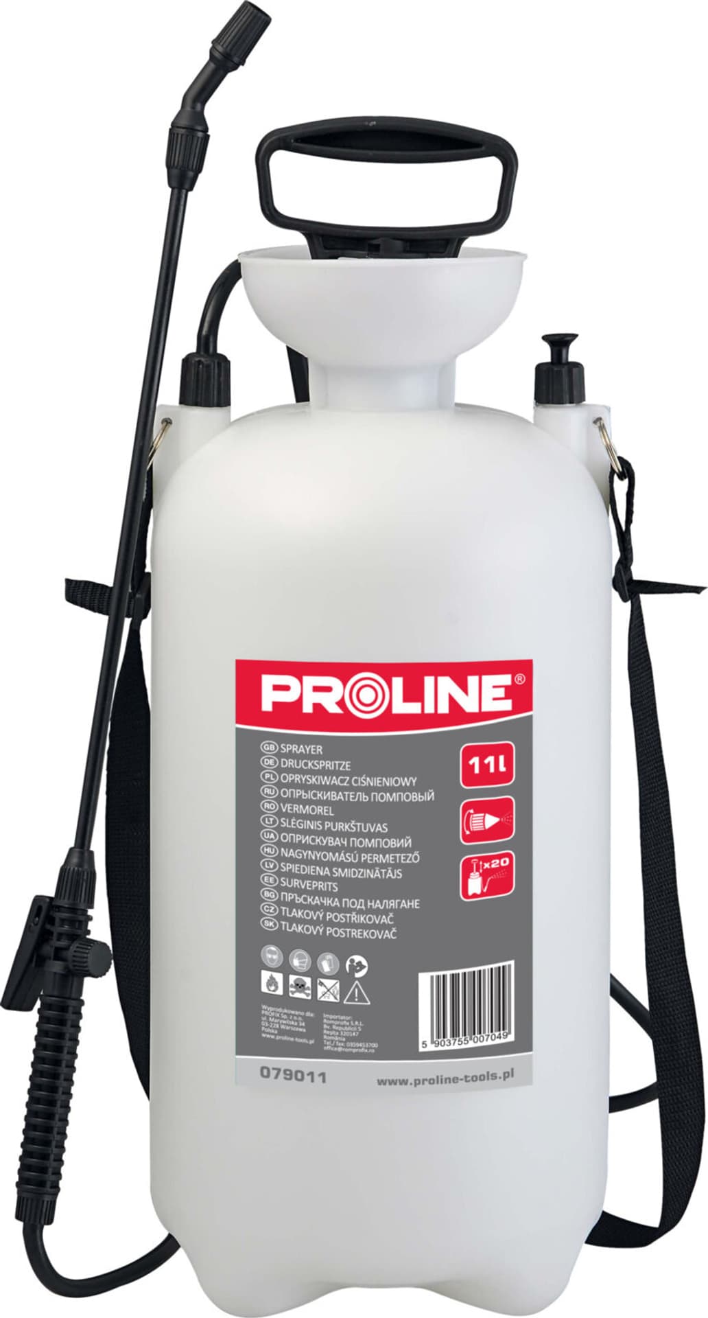 

079007 Opryskiwacz ciśnieniowy ręczny 7L Proline