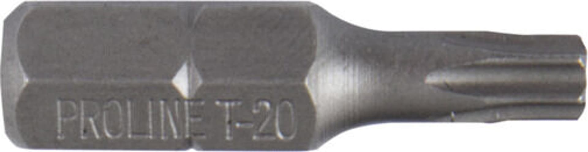 

KOŃCÓWKA 1/4" TORX Z OTWOREM T10,L=25MM, SZT.10 PROLINE [P]