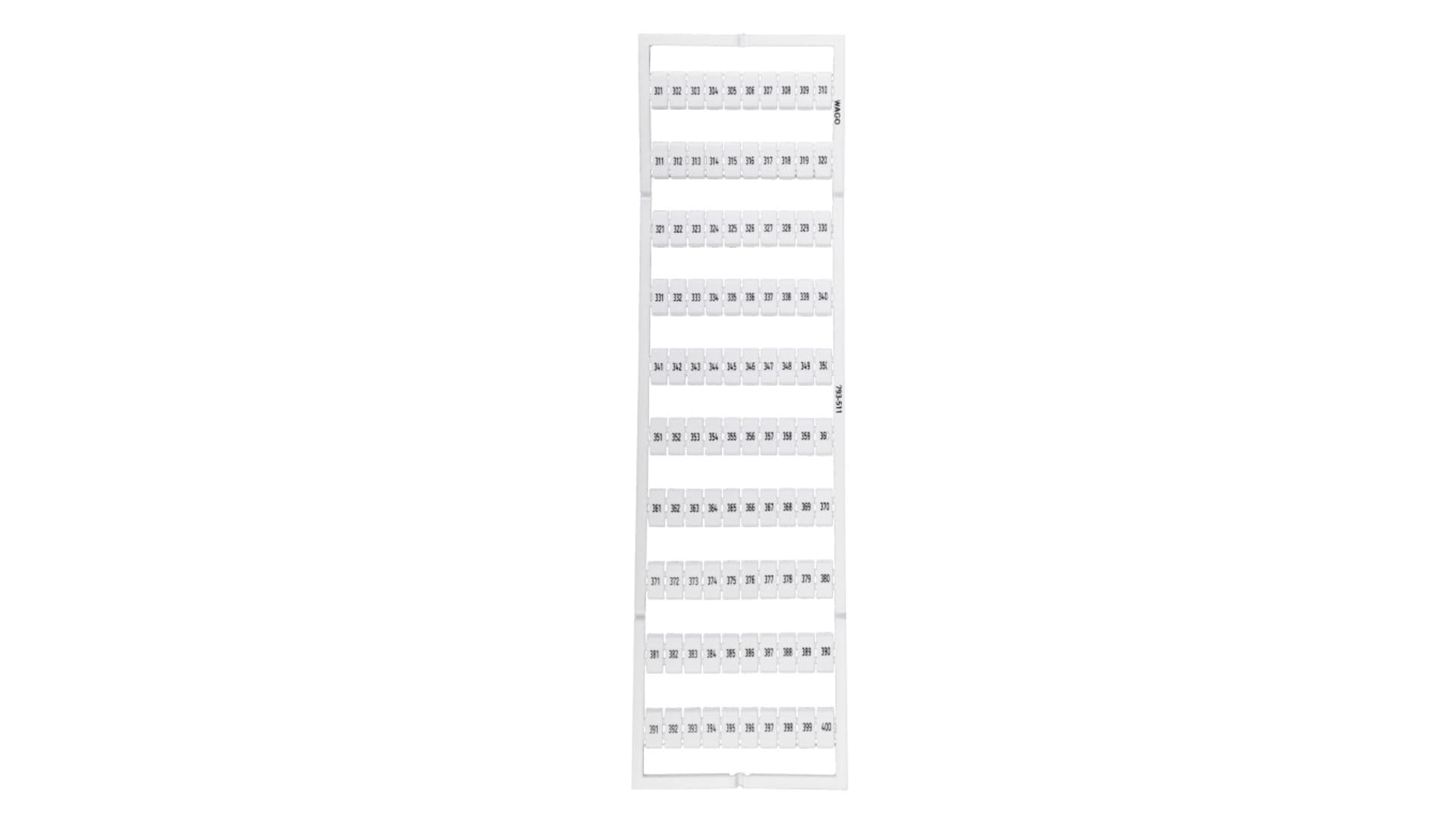 

Oznaczniki WMB 1x 301-400 793-511 /5szt./