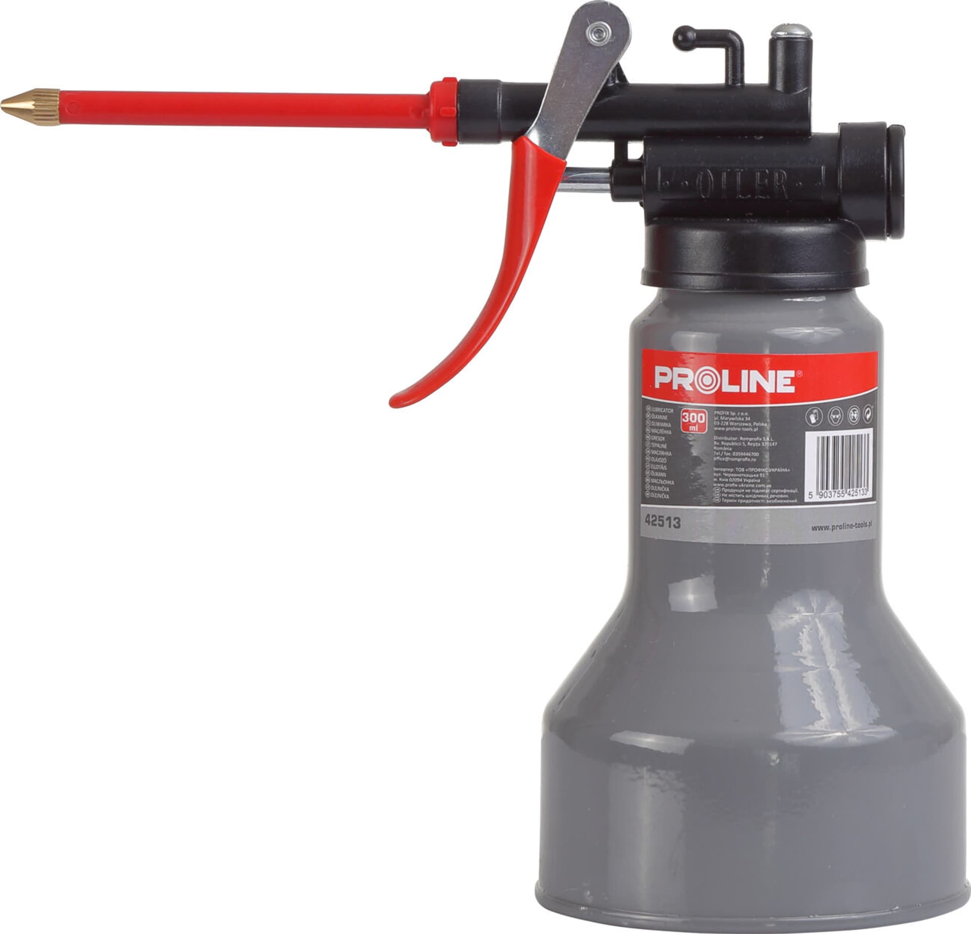 

Oliwiarka 300ml, zbiornik metalowy, proline