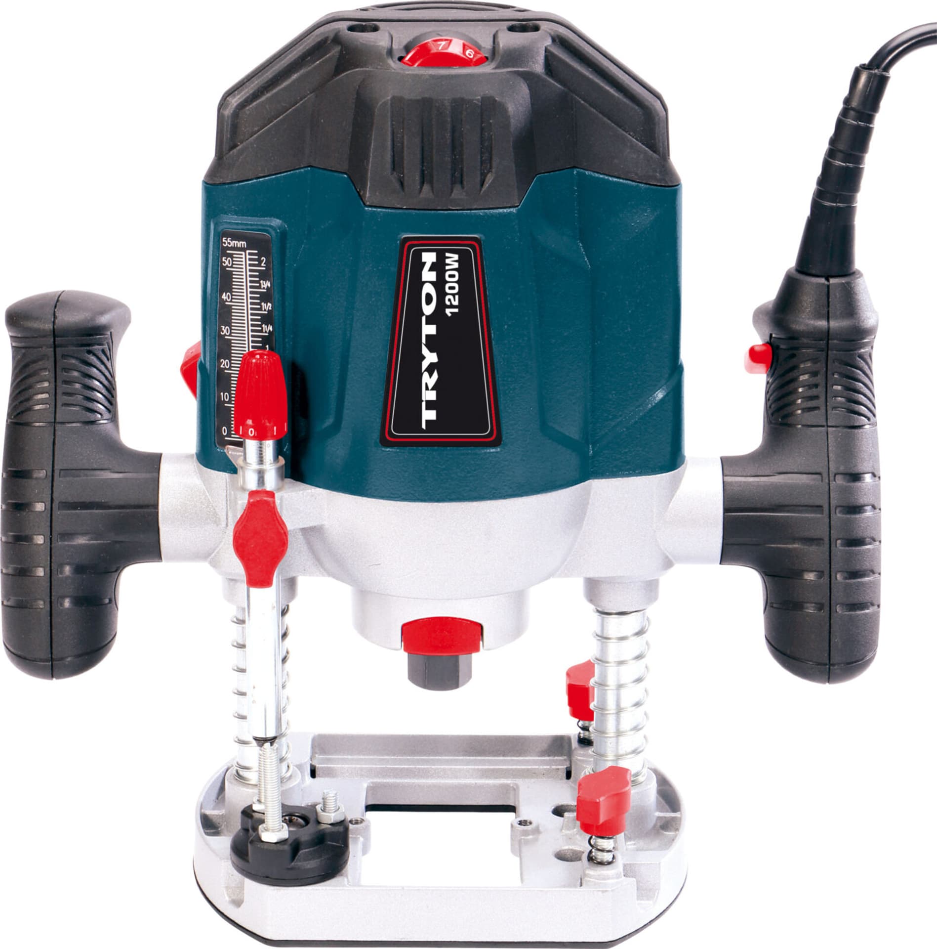 

Frezarka 1200w, 11000-30000/min, 55mm, na frezy 6-8mm