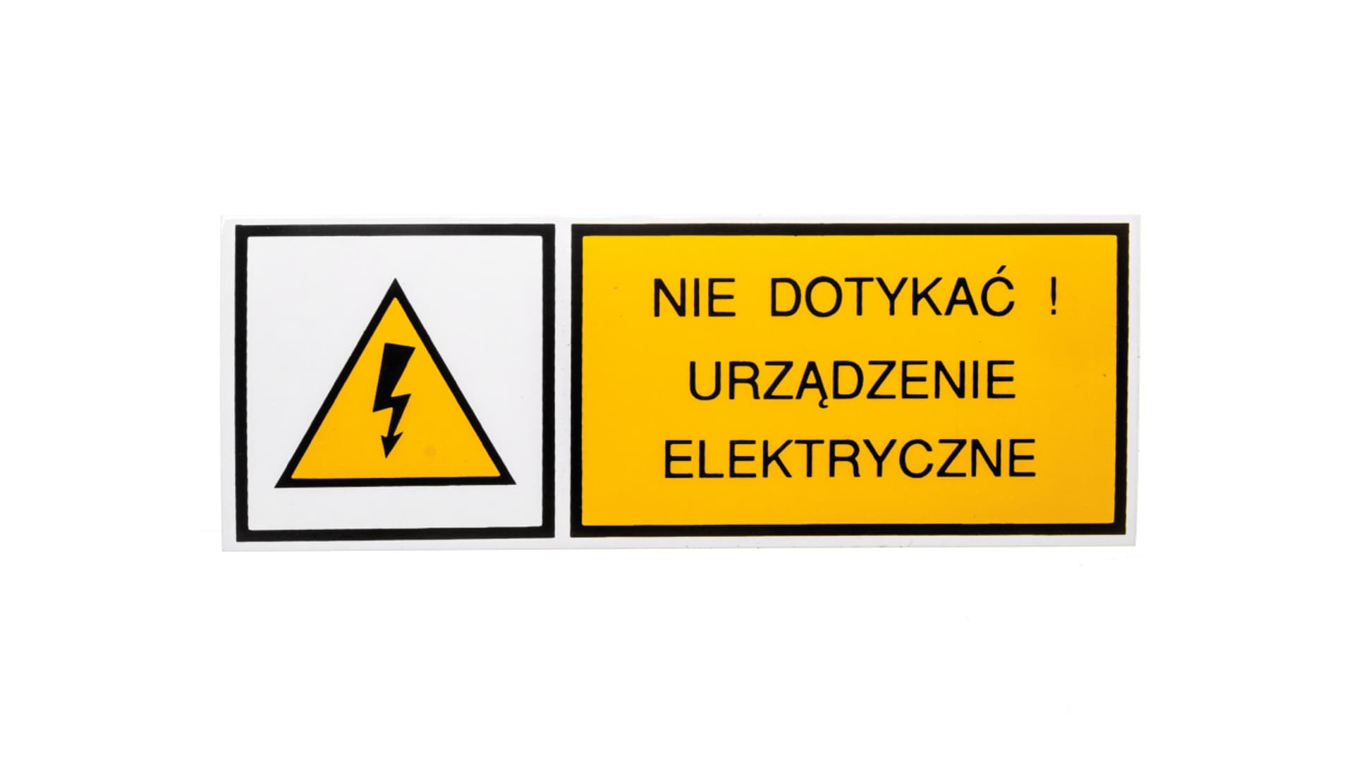 

Tabliczka /znak ostrzegawczy/ TZO 52X148S N.D.U.E. E04TZ-01011220100 /10szt./