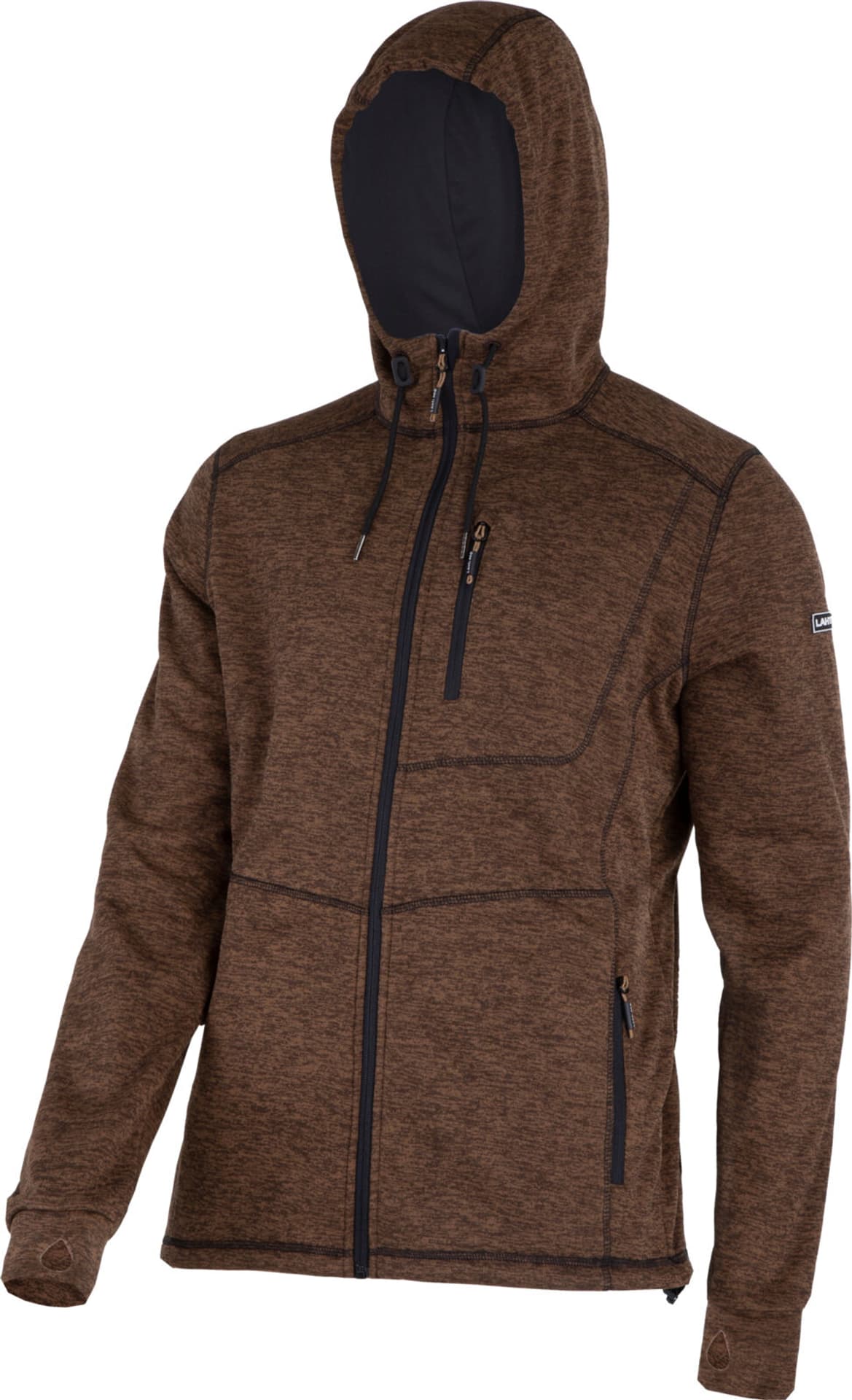 

Bluza z kapturem i suwakiem brązowa, "2xl",ce,lahti