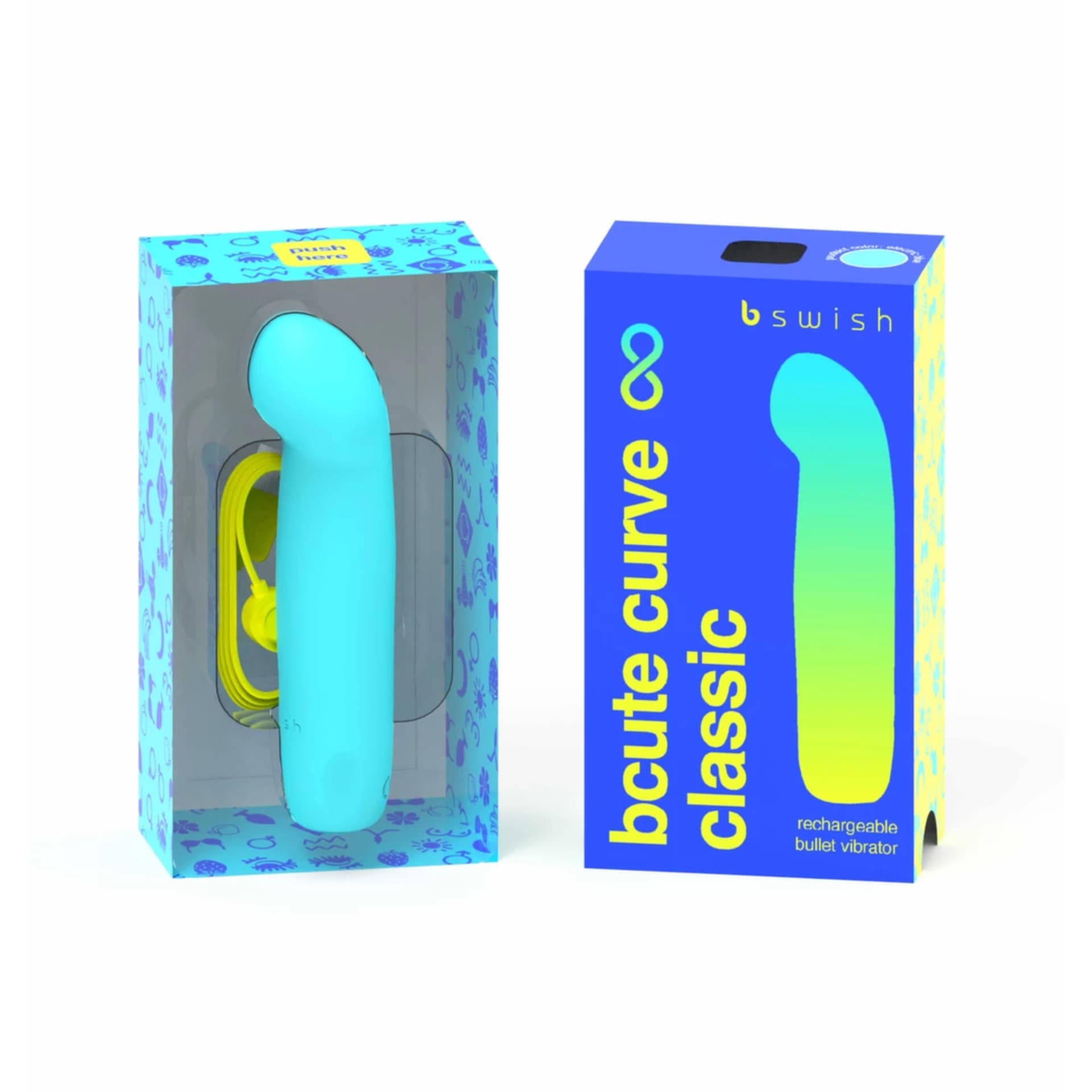 

B swish - Wibrator Punktu-G Bcute Curve Classic Niebieski