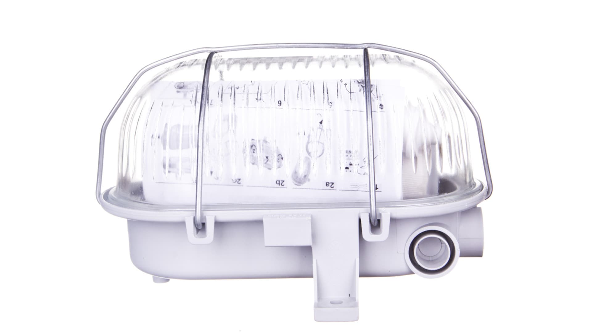 

Oprawa kanałowa OVAL 1x 60W E27 IIkl. 230V IP44 SIMETAL 2 121173/EU