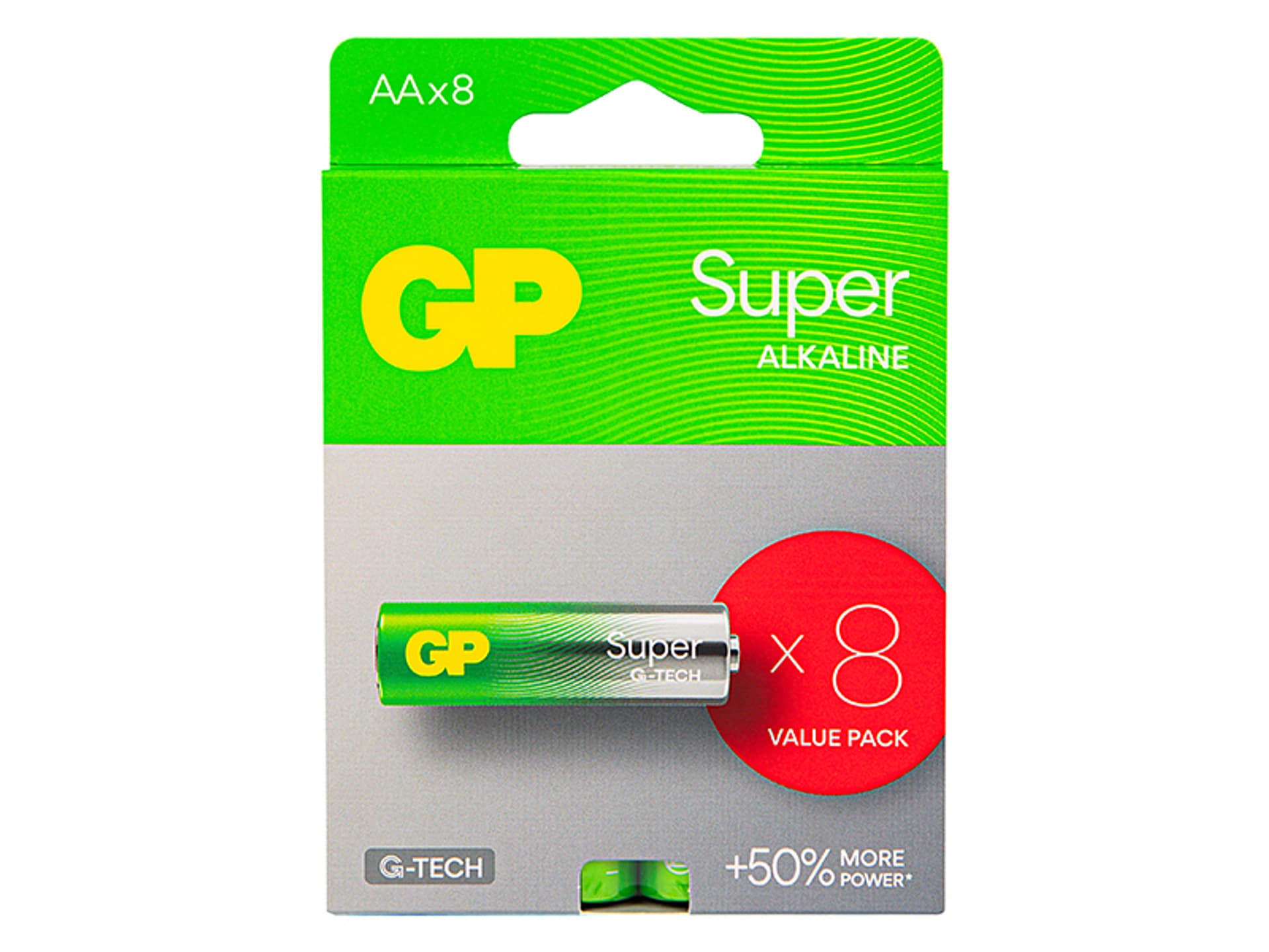 

82-627# Bateria alkaliczna aa 1.5 lr6 gp super 8szt