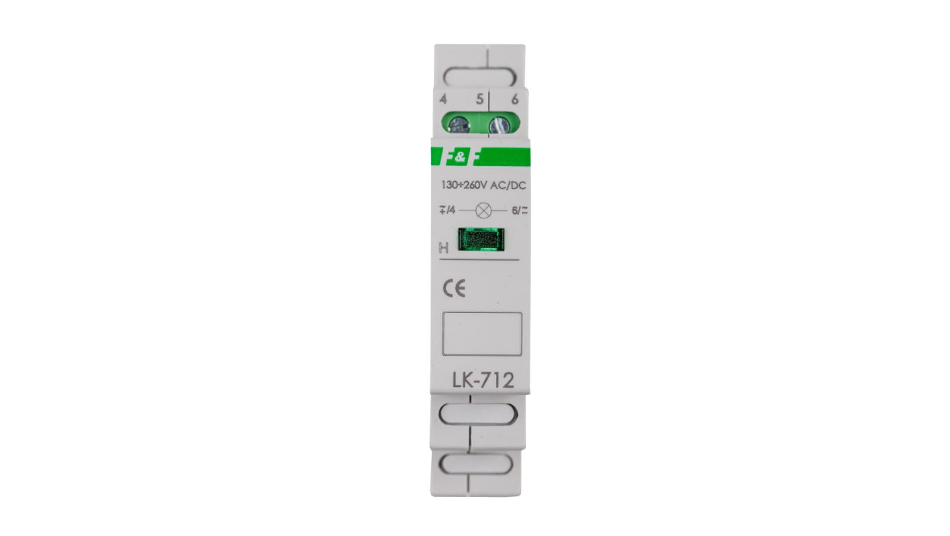 

Lampka modułowa zielona 130-260V AC/DC LK-712G-130-260V