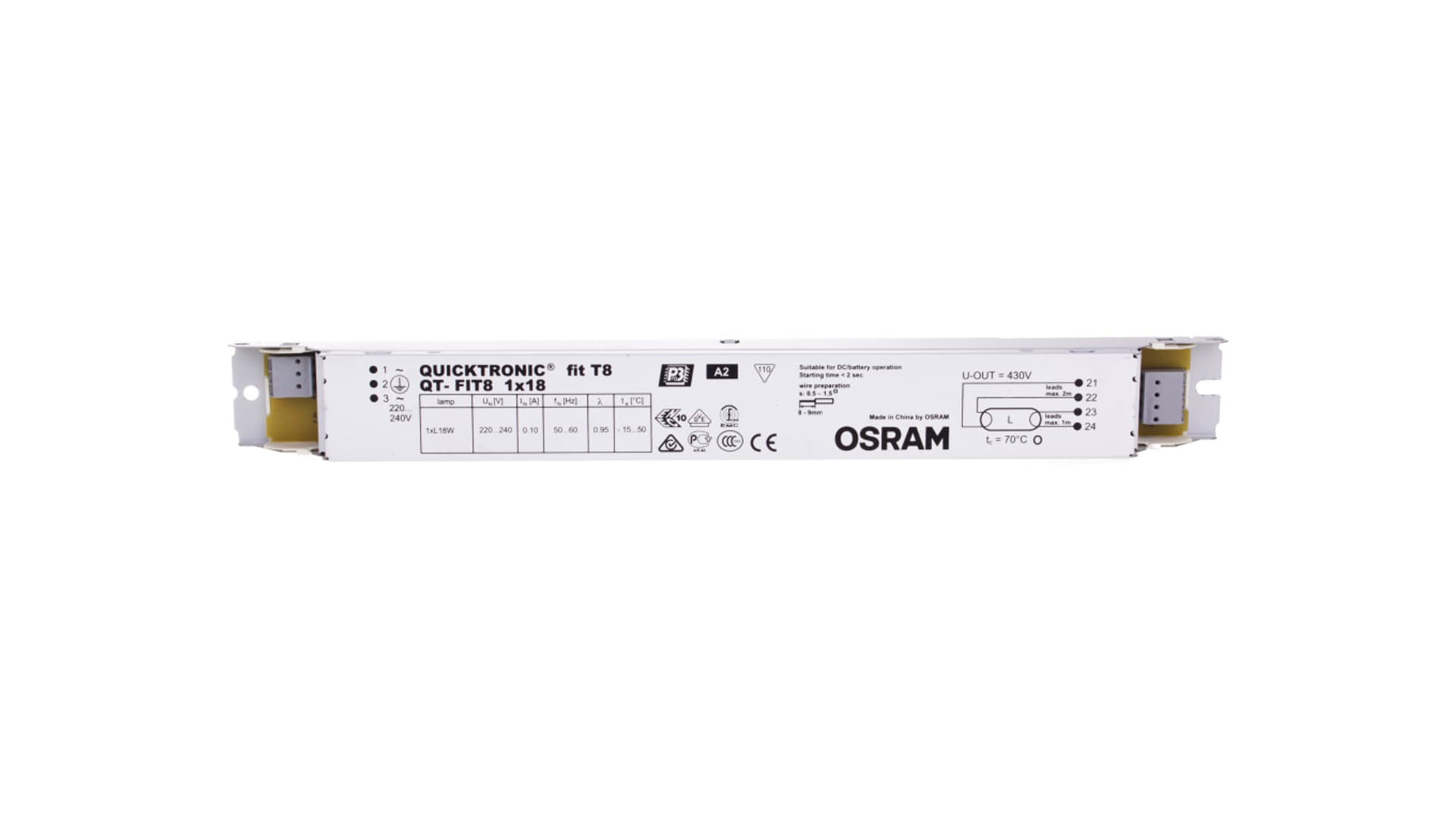 

Statecznik elektroniczny QT-FIT8 1x18W 4008321294180