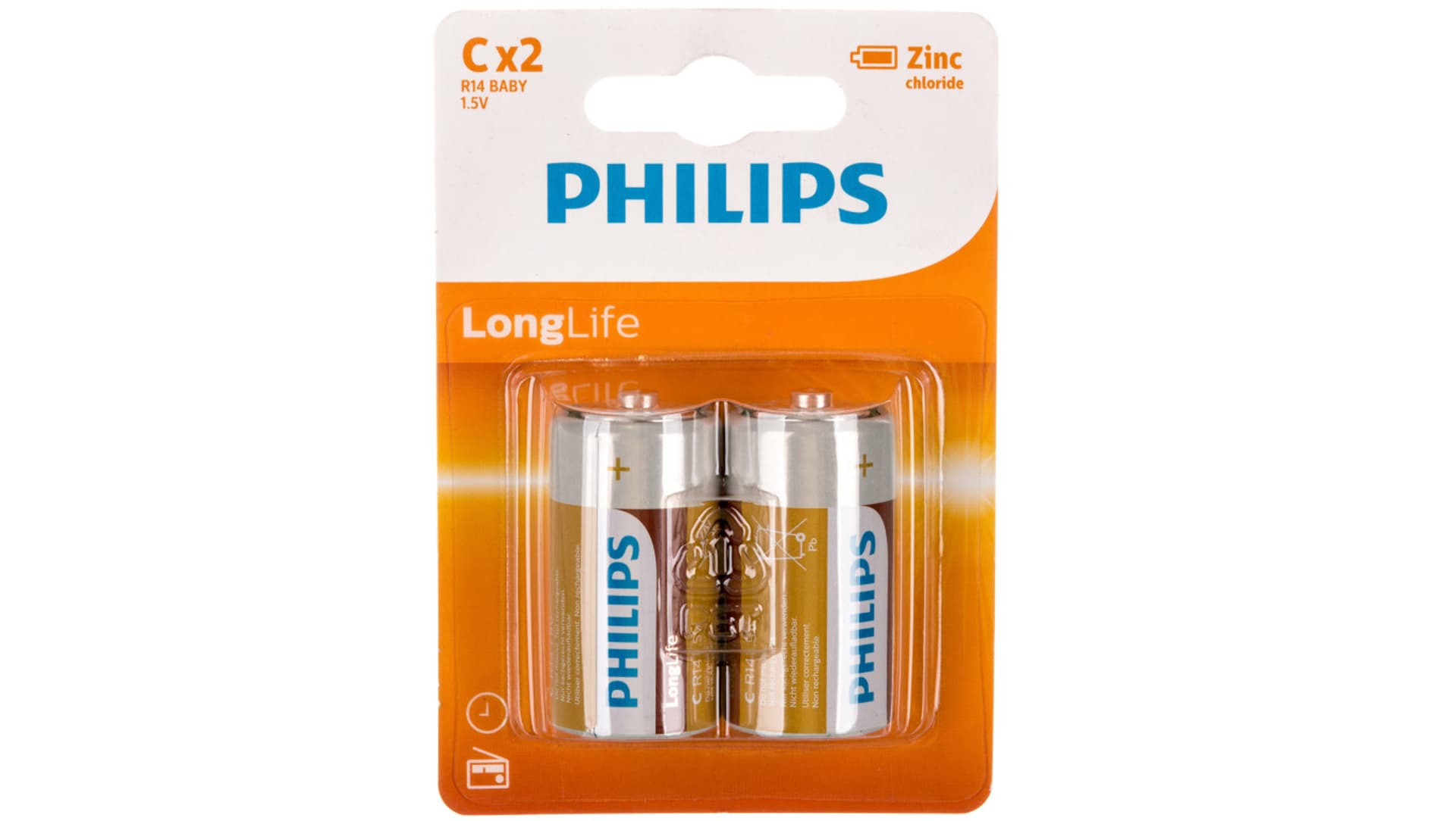 

PHILIPS BATERIE LONGLIFE R14 BLI*2 (R14-P2/01B) EXPIRED, R14-p2/01b) expire