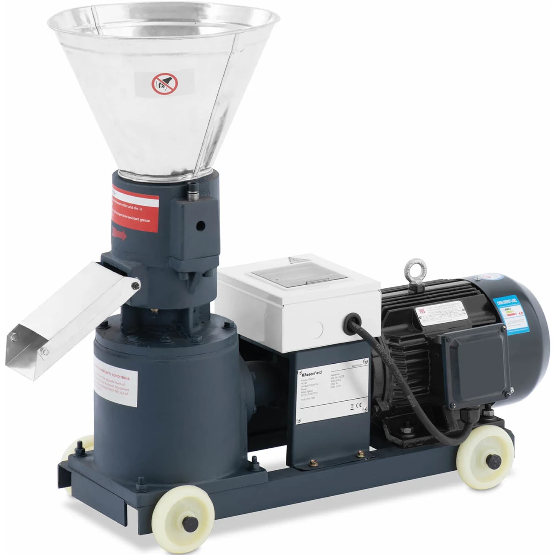 

Peleciarka granulator maszyna do pelletu trocin paszy 2200 W 400 V 100 kg/h śr. 120 mm