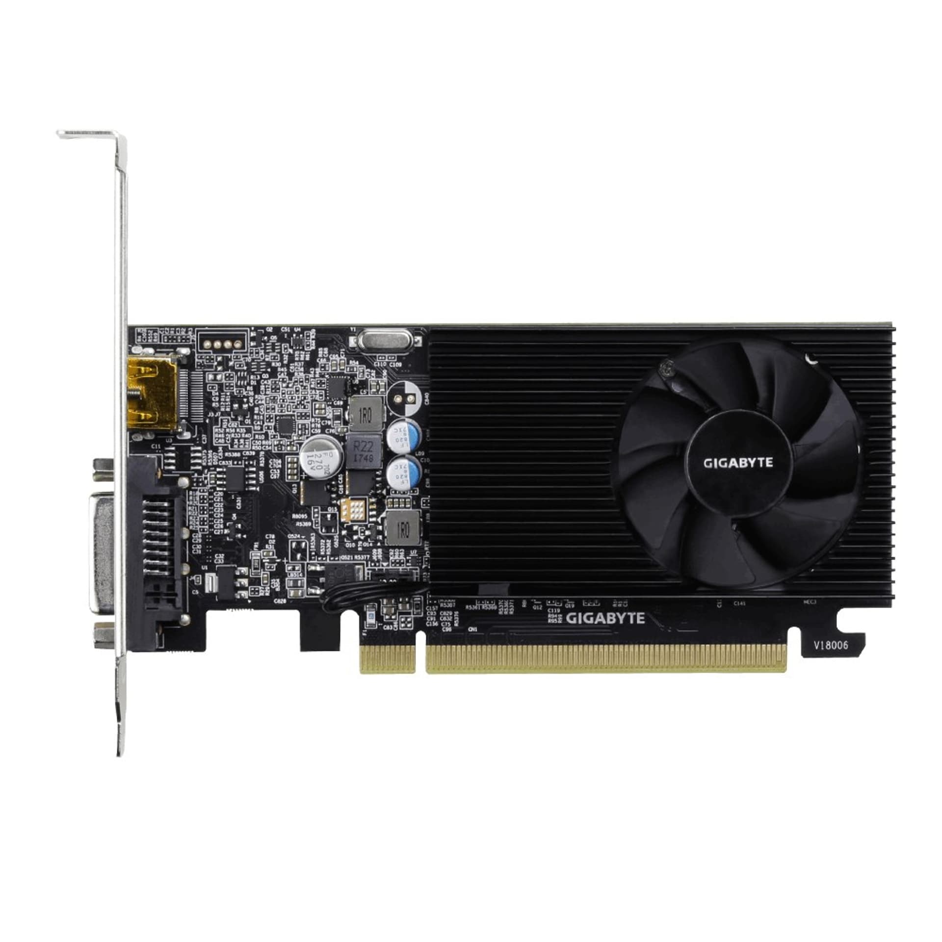 

Gigabyte GV-N1030D4-2GL 1.0 NVIDIA, 2 GB, GeForce GT 1030, DDR4, PCI Express 3.0, Processor frequency 1417 MHz, DVI-D ports quan