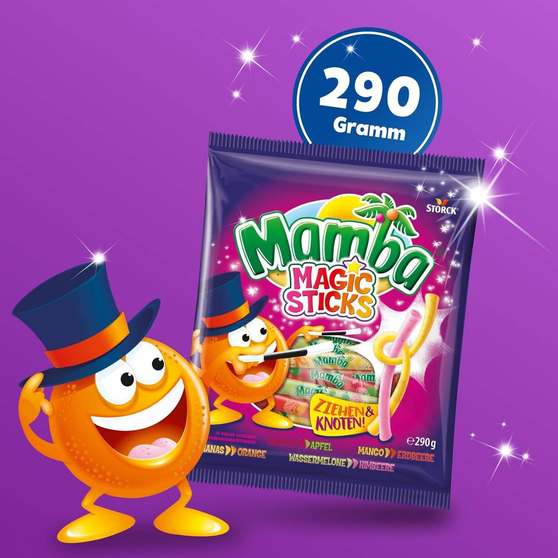 

Mamba Magic Sticks Gumy Rozpuszczalne 290 g