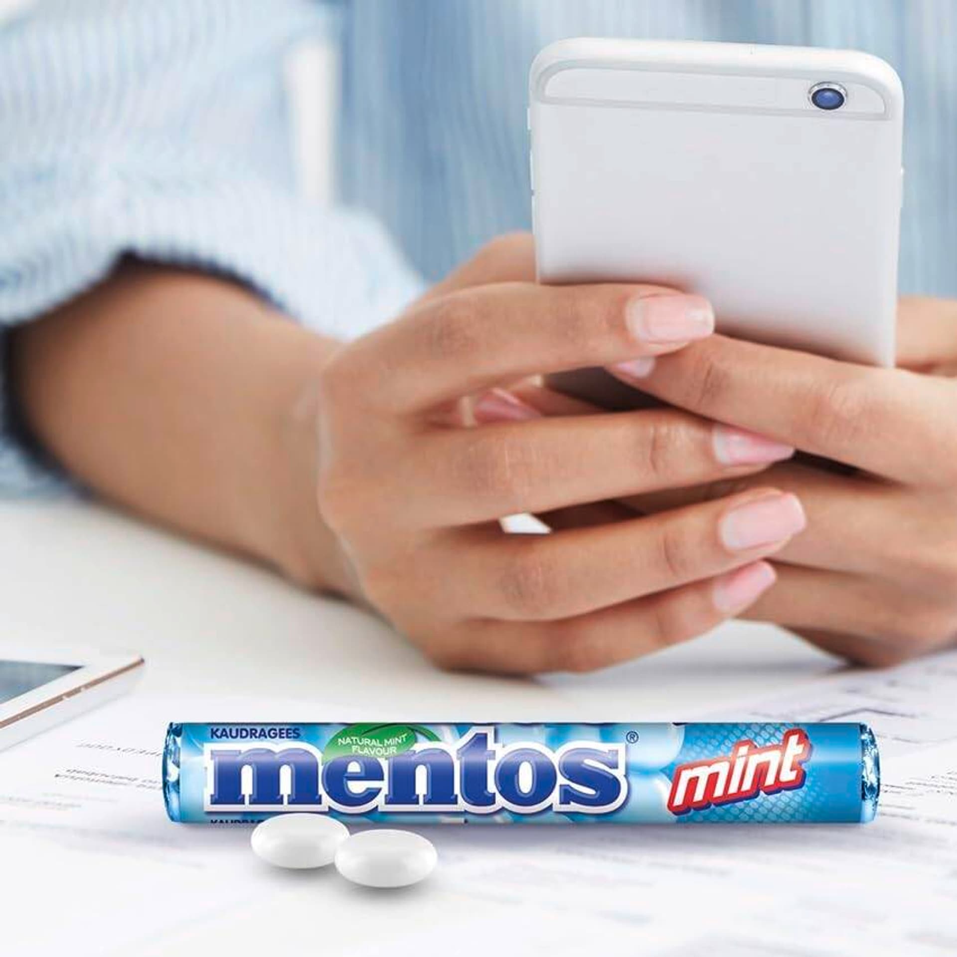 

Mentos Minze Kaubonbon 3x38 g