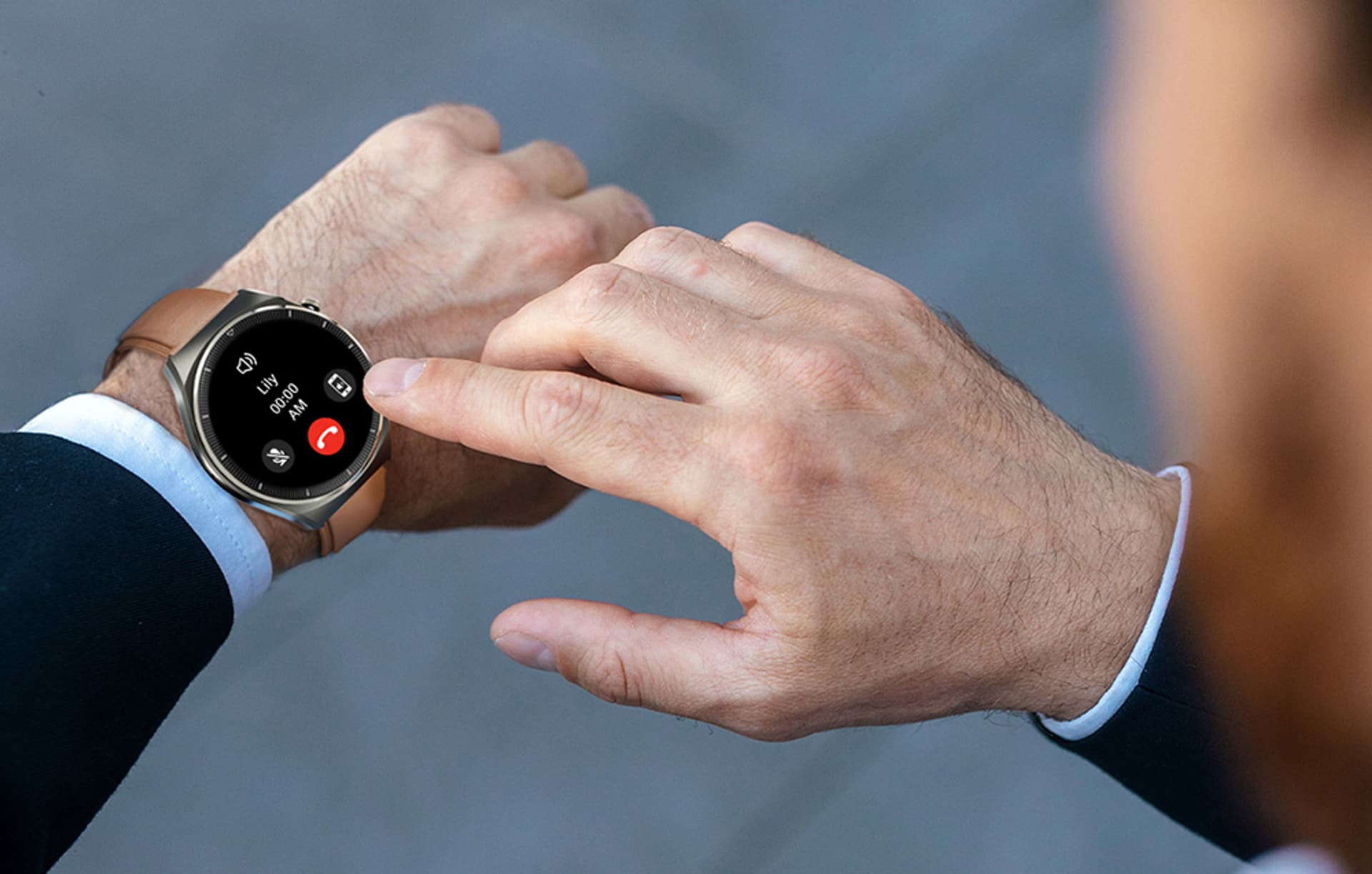 

Smartwatch 2 ultra Aukey SW-2U (skórzany brązowy)