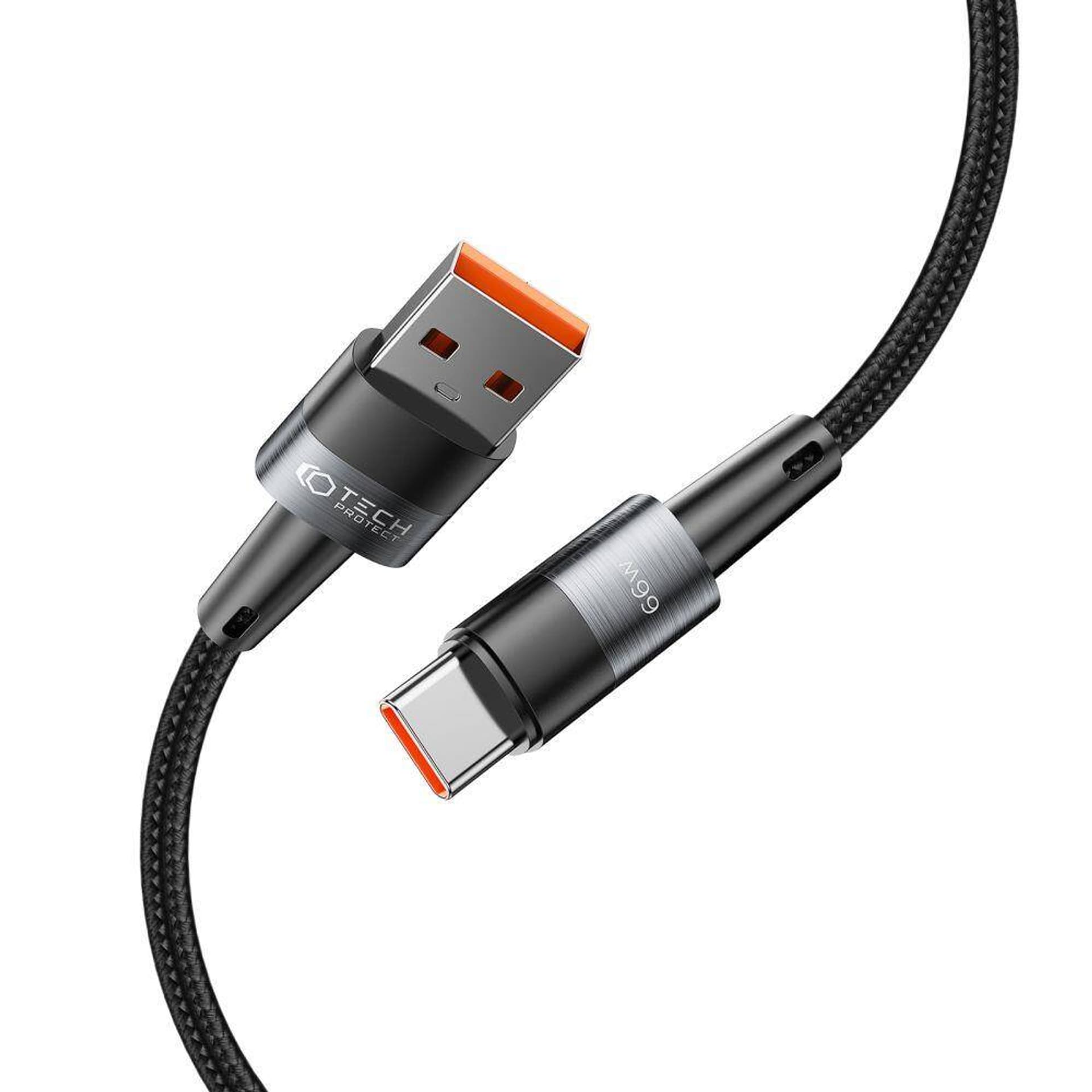 

Kabel PD 66W 6A 0,5m USB - USB-C Tech-Protect UltraBoost szary