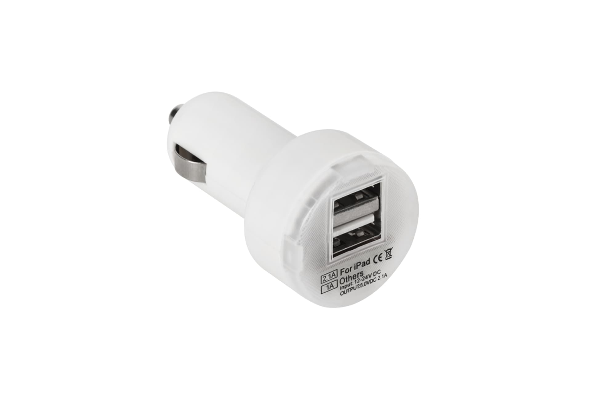 

Ładowarka samochodowa 2xUSB 2100 mA (1LL)