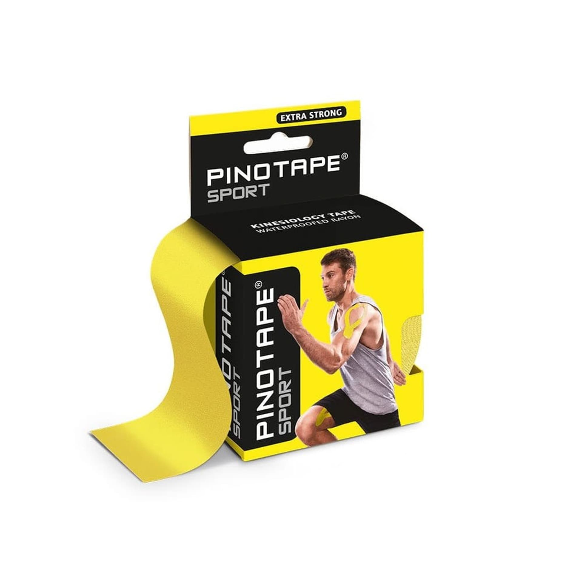 

Taśma do kinesiotapingu Pinotape sport 5 cm żółta