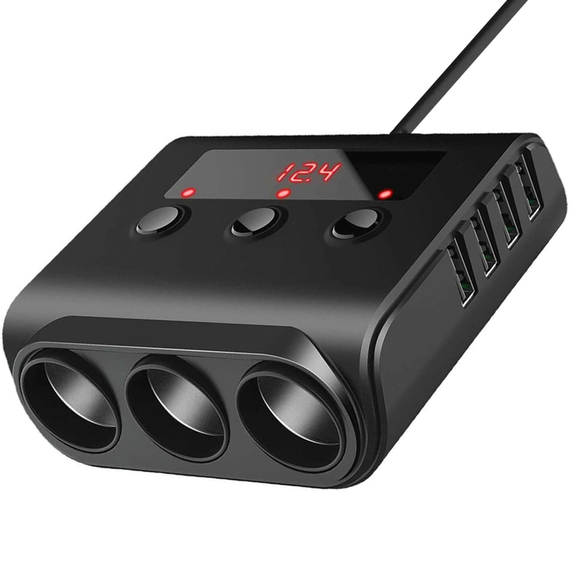 

PLS42 Rozdzielacz zapalniczki + 4xusb