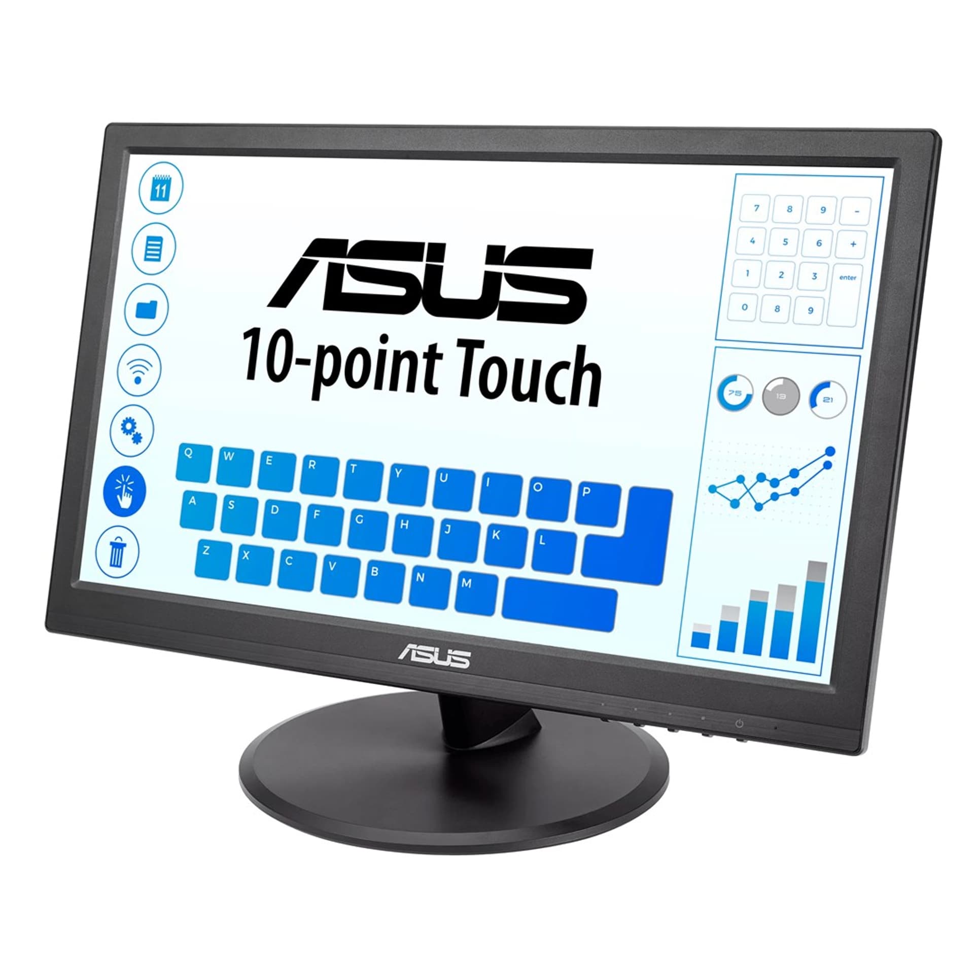 

ASUS VT168HR 15,6" WLED/TN, 16:9, 1366x768, 220cd/㎡, 5ms/DP, HDMI, USB/Czarny