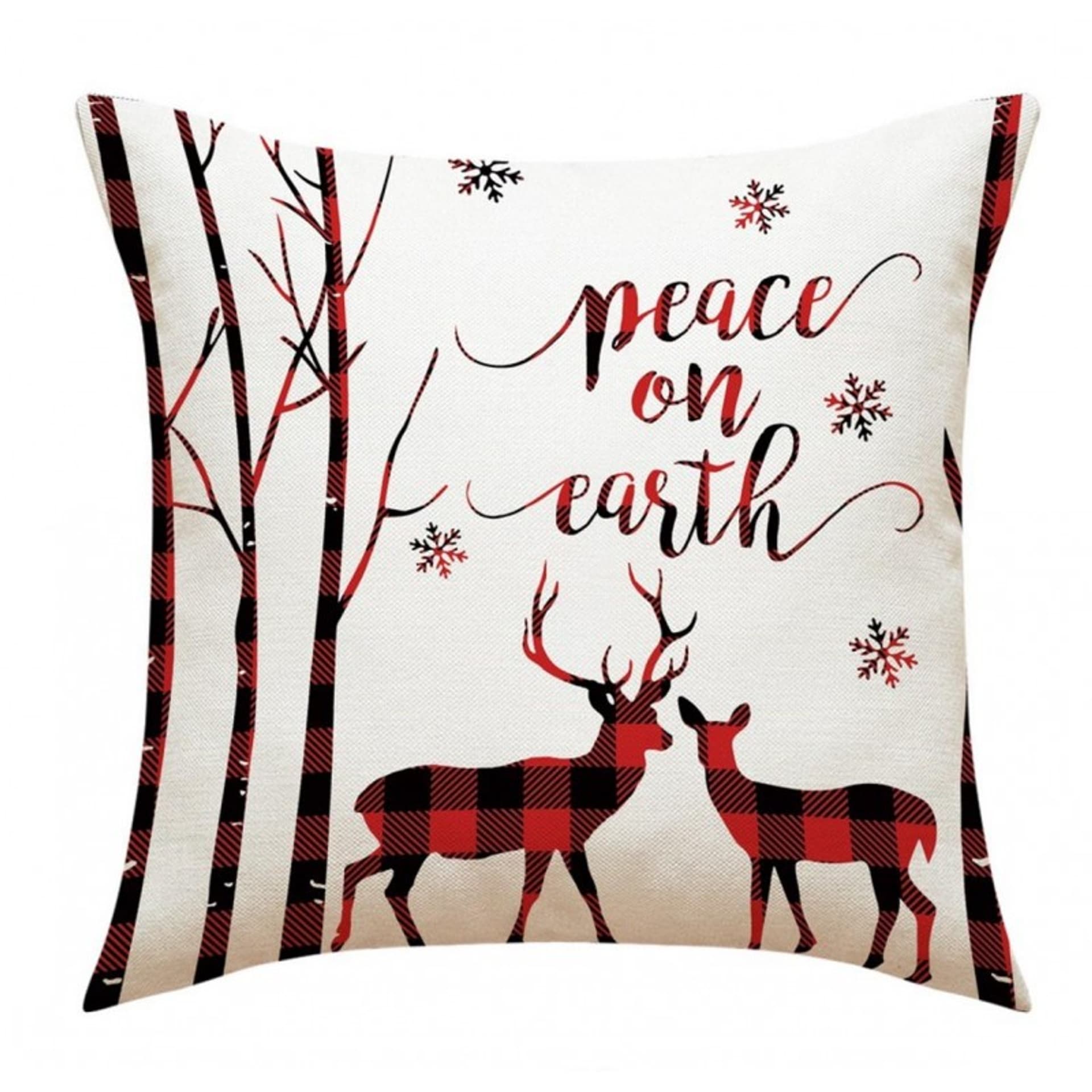 

Poszewka na poduszkę 45 x 45 cm motyw świąteczny BOHO POD123