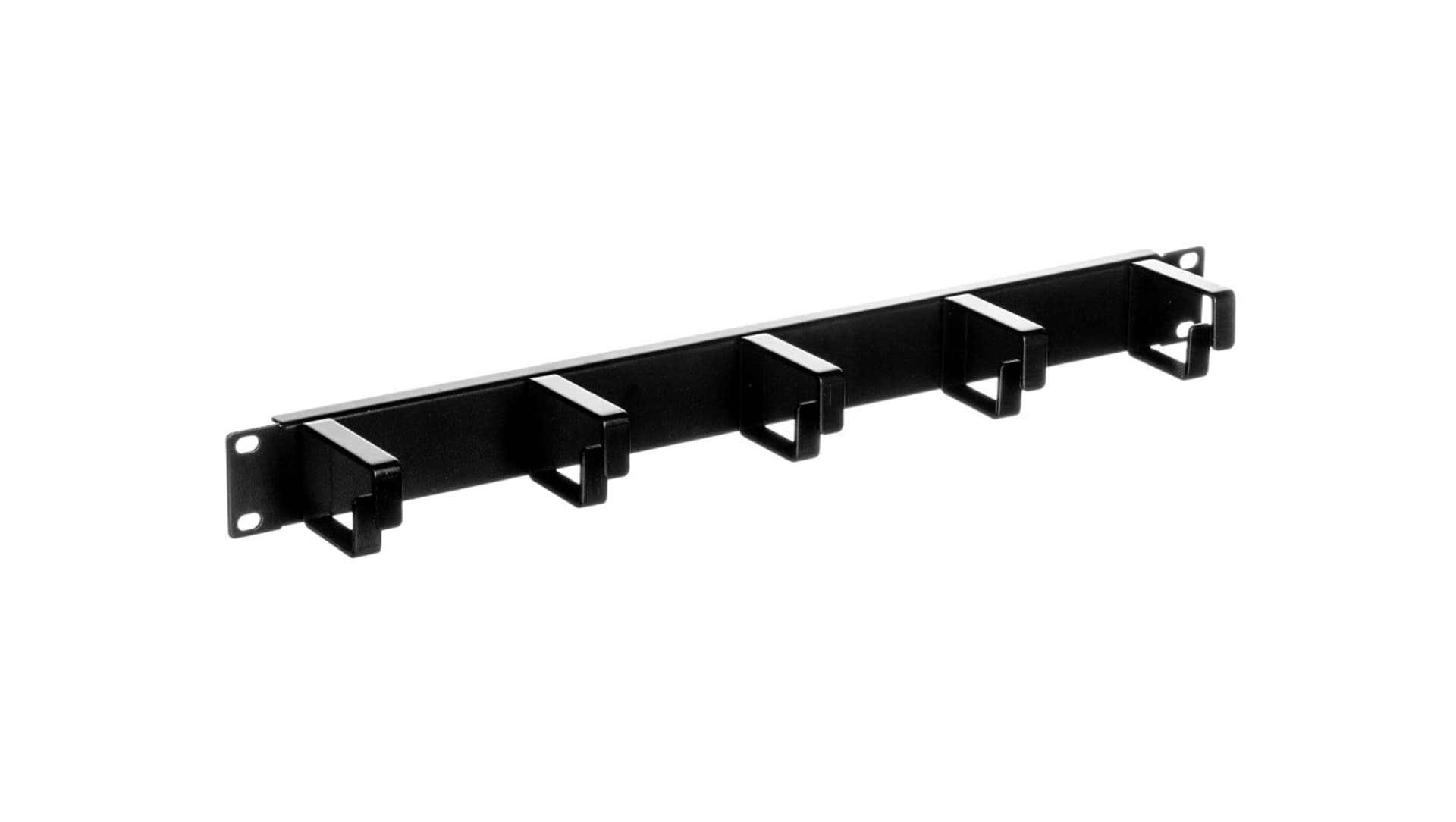 

Organizer kablowy poziomy typu RING 19" 1U 40x483x60mm czarny