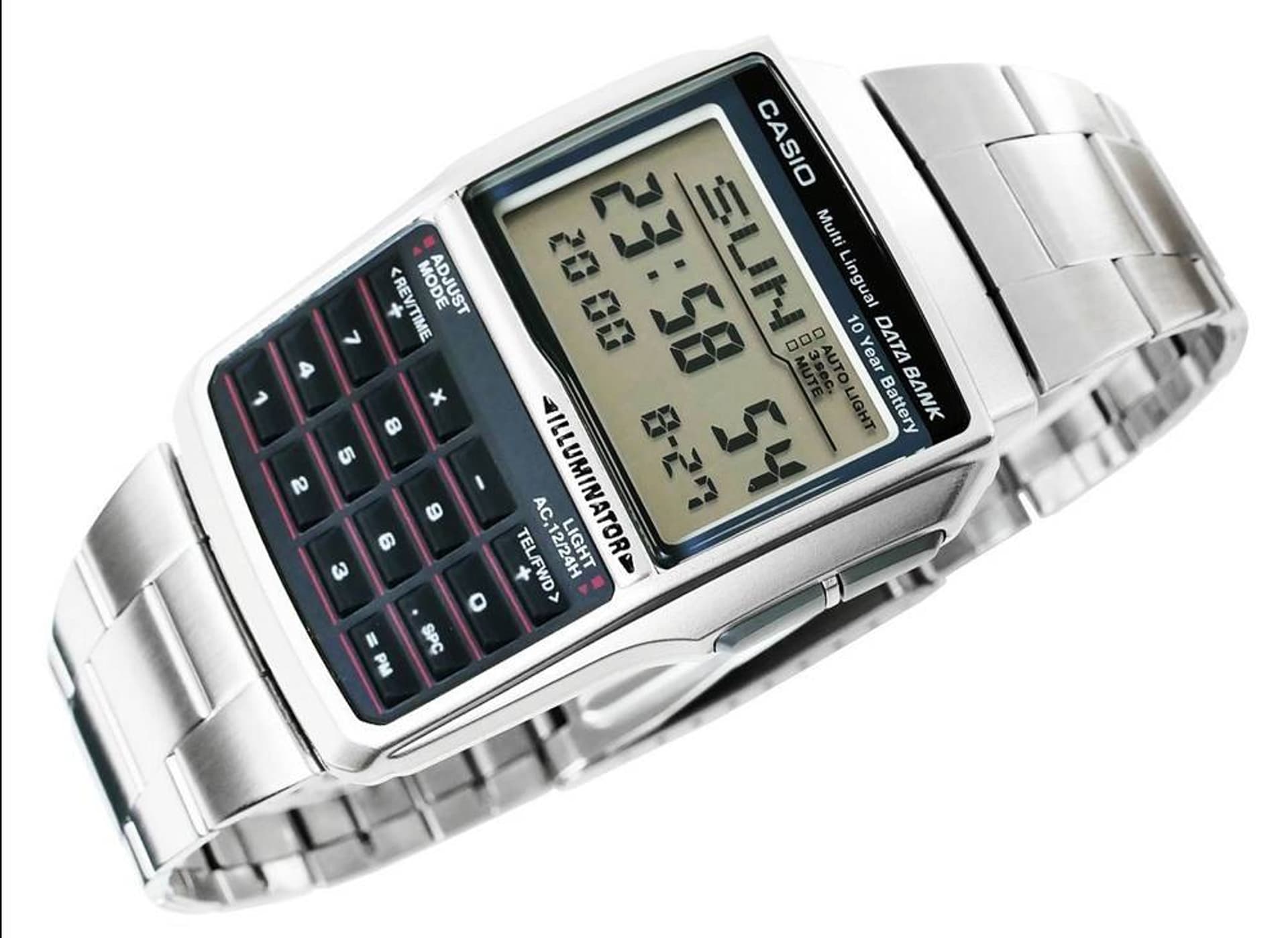 

ZEGAREK MĘSKI CASIO VINTAGE DATABANK DBC-32D-1ADF (zd162b) + BOX, Zd162b) + bo