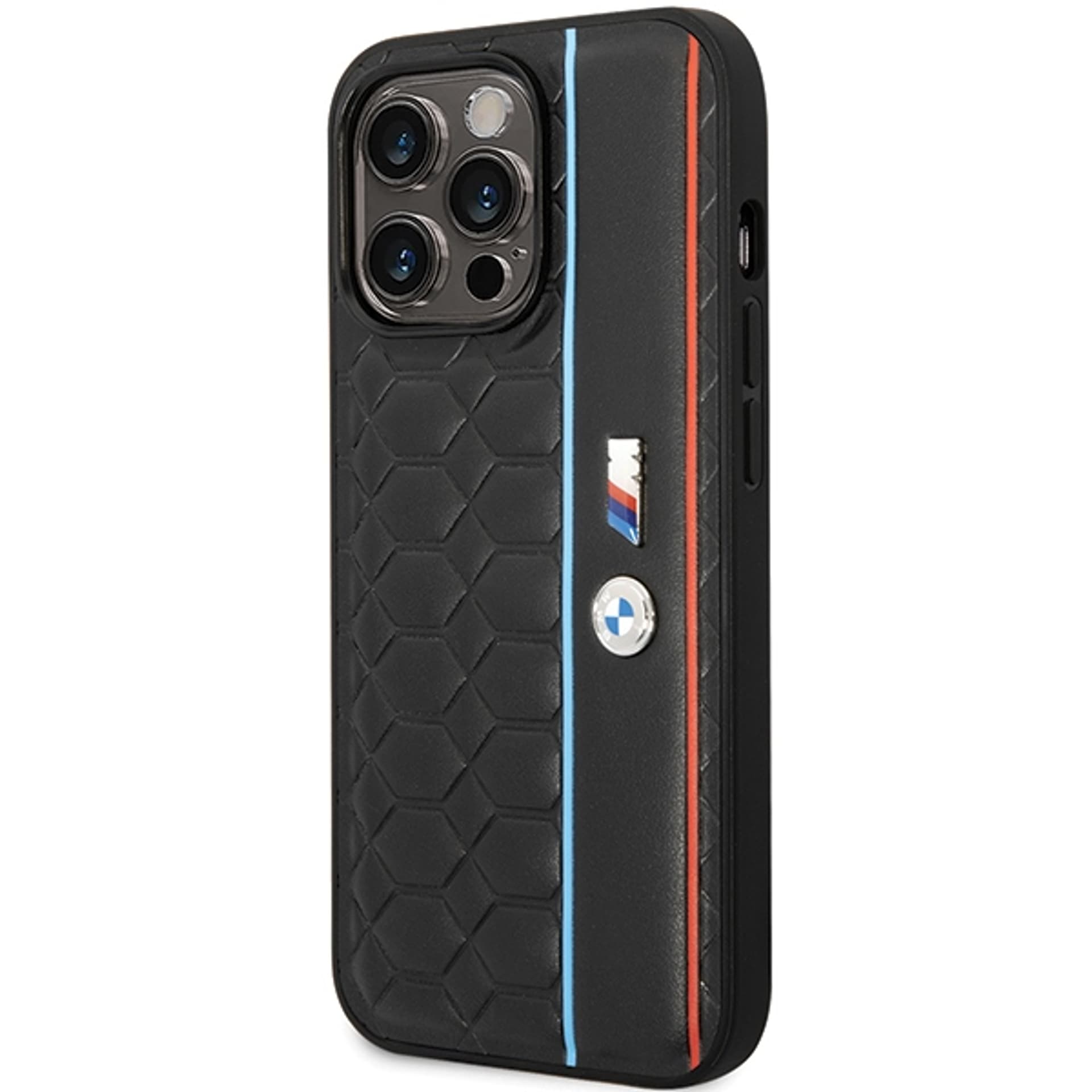 

BMW BMHCP14X22PGVK iPhone 14 Pro Max 6.7" czarny/black hardcase M Edition Hexo Pattern