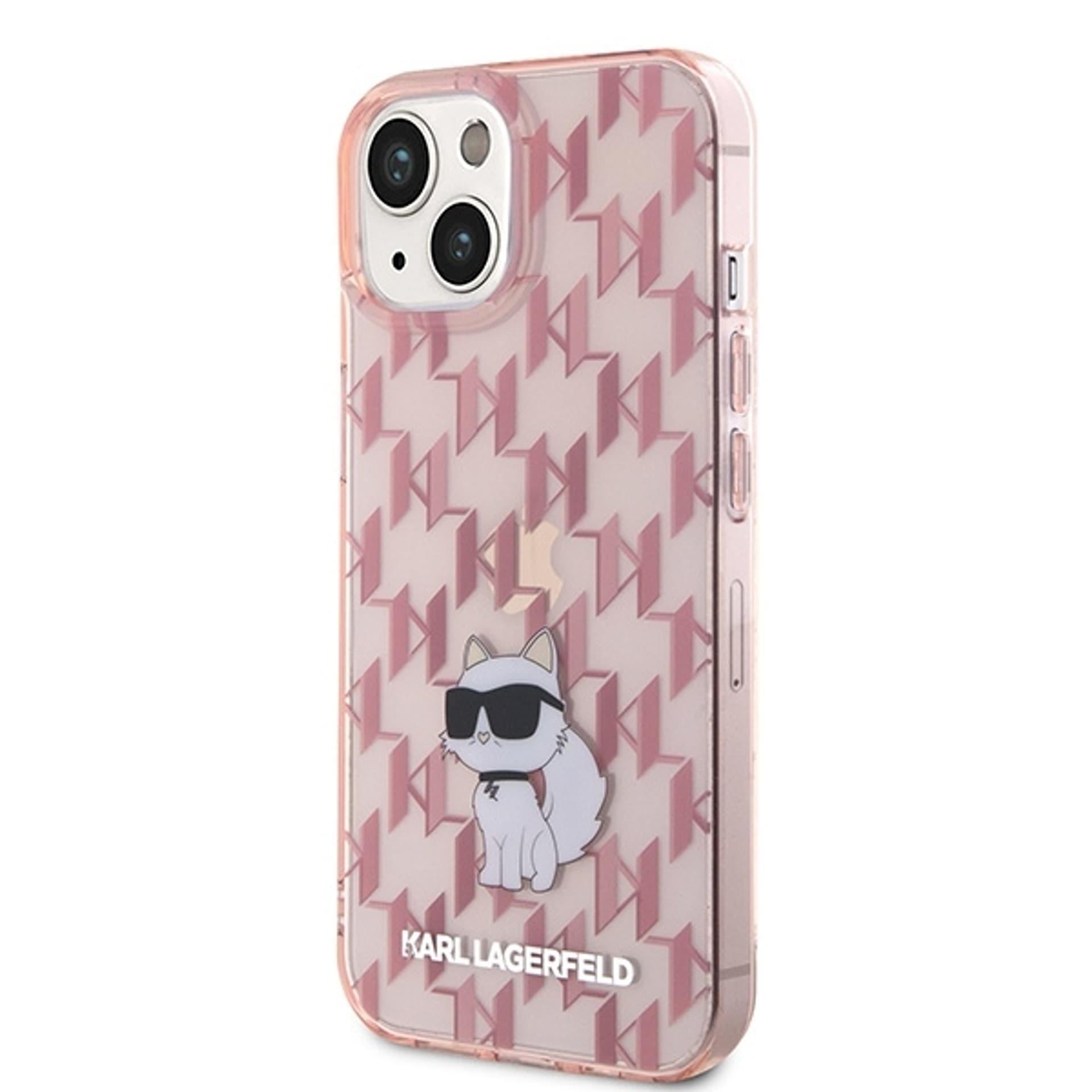 

Karl Lagerfeld KLHCP15SHNCMKLP iPhone 15 / 14 / 13 6.1" różowy/pink hardcase Monogram Choupette