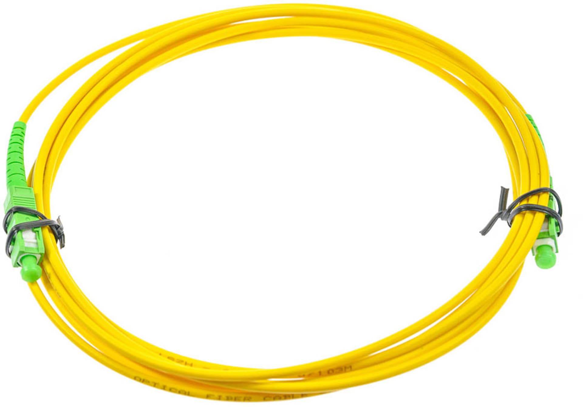 

PATCHCORD ŚWIATŁOWODOWY SM 3M SIMPLEX 9/125, SC/APC-SC/APC 3MM